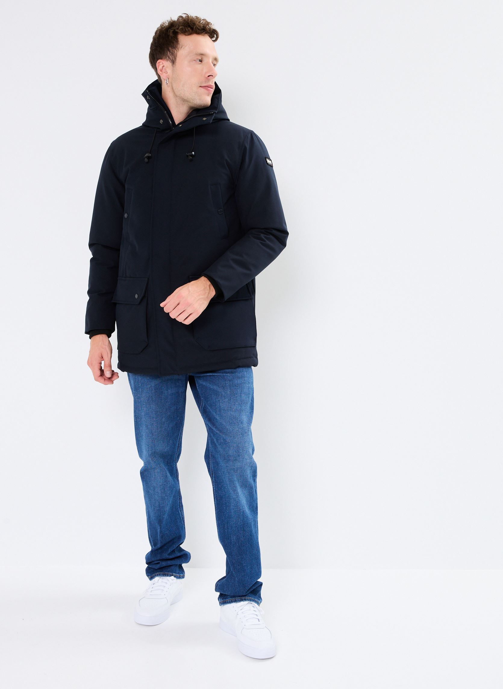 Parkas Parka A Capuche Basique Schott homme bleu Schott Parkas Parka A Capuche Basique Schott homme bleu NAVY