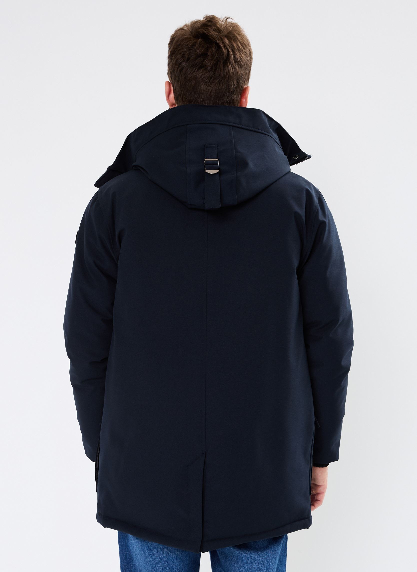 Parkas Parka A Capuche Basique Schott homme bleu Schott Parkas Parka A Capuche Basique Schott homme bleu NAVY