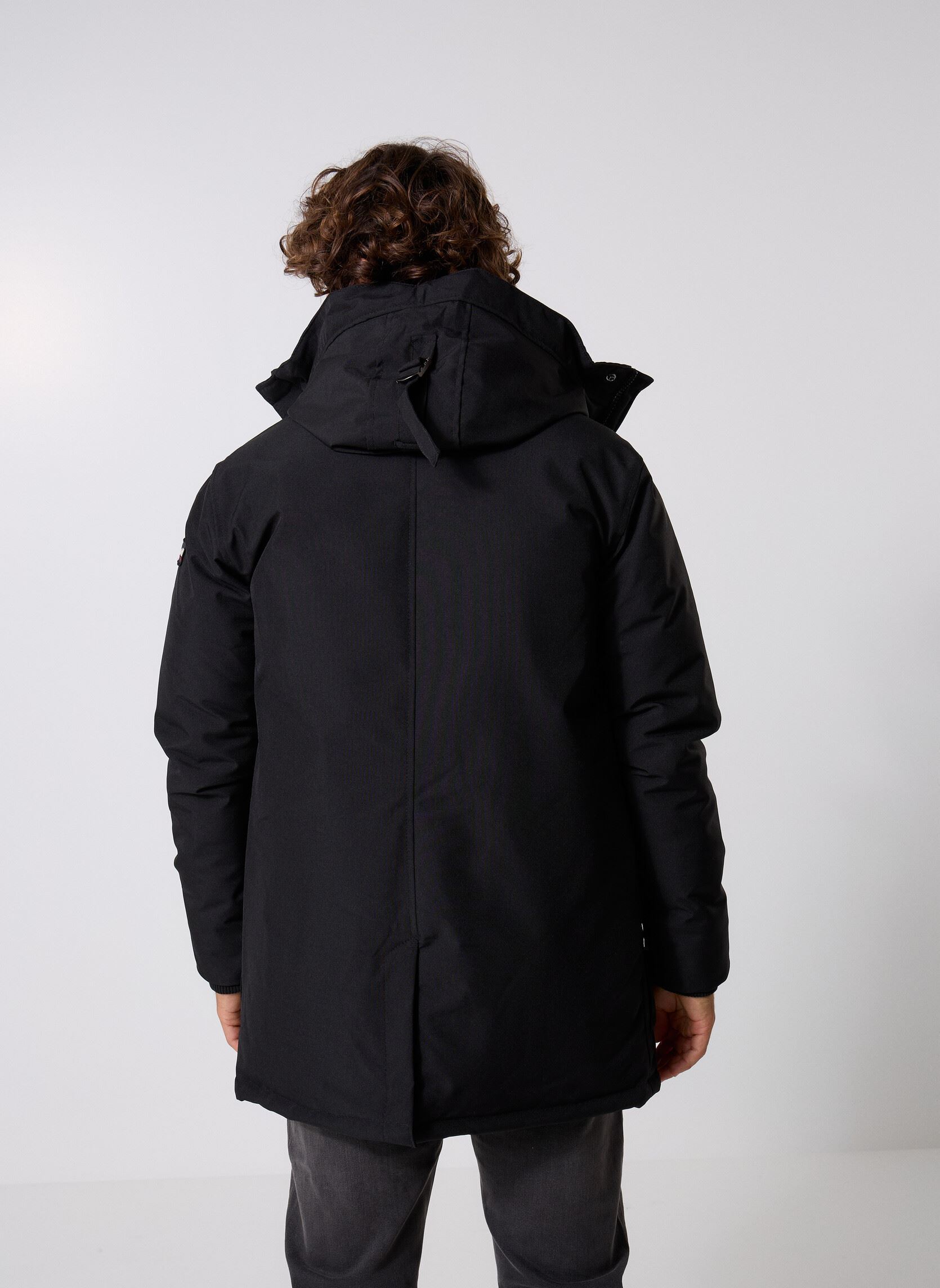 Parkas Parka A Capuche Basique Schott homme noir Schott Parkas Parka A Capuche Basique Schott homme noir BLACK