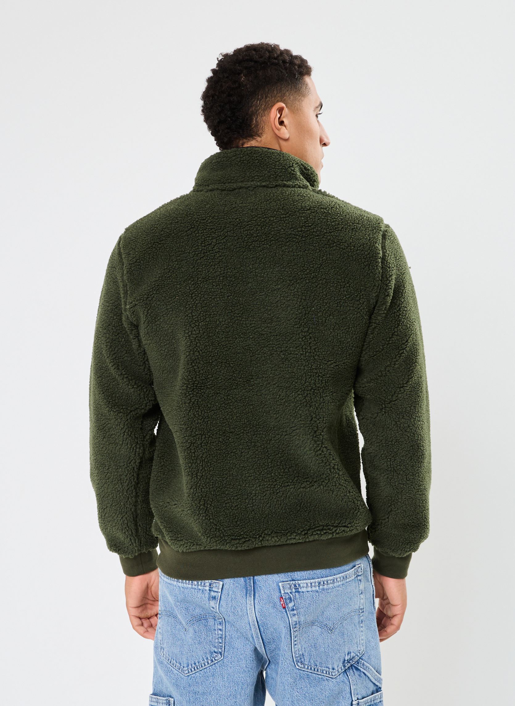 Jassen Gros Sweat 1/2 Zip Logo Casual Schott heren groen Schott Jassen Gros Sweat 1/2 Zip Logo Casual Schott heren groen KAKI