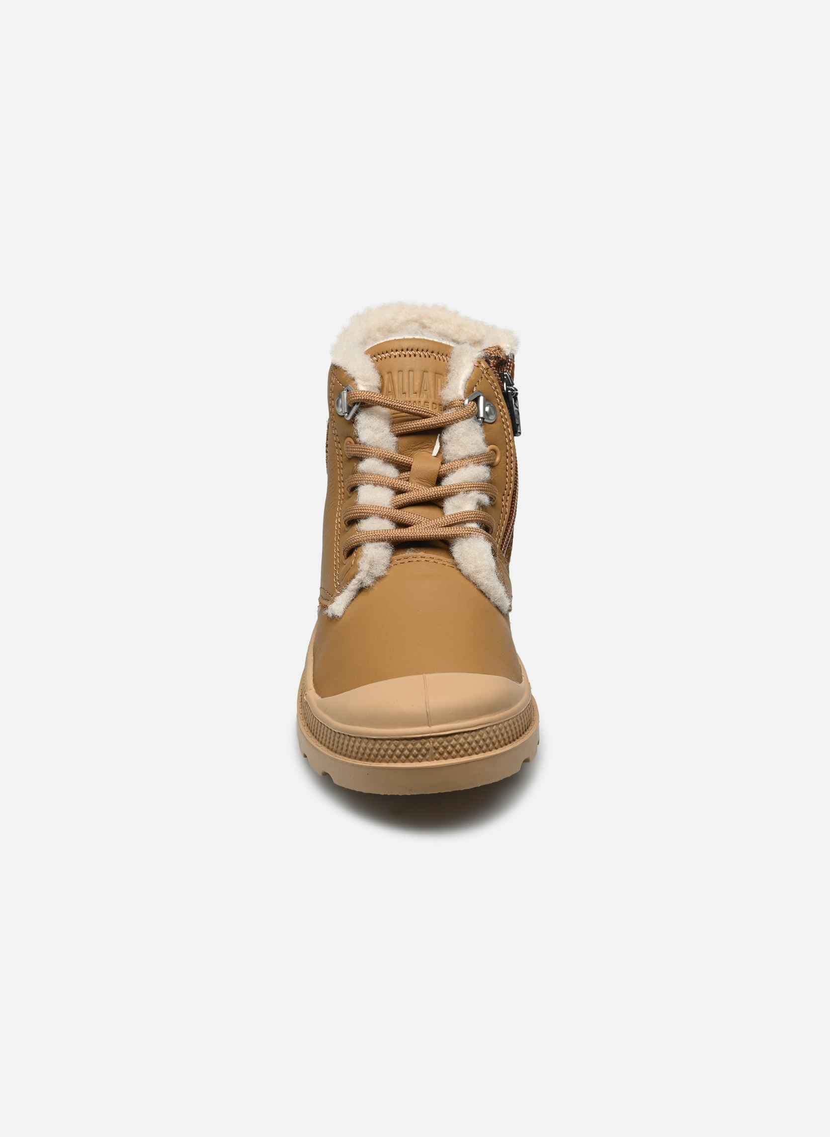 Stivali PAMPA ZIP WL bambina marrone Palladium Stivali PAMPA ZIP WL bambina marrone OCHRE TAN