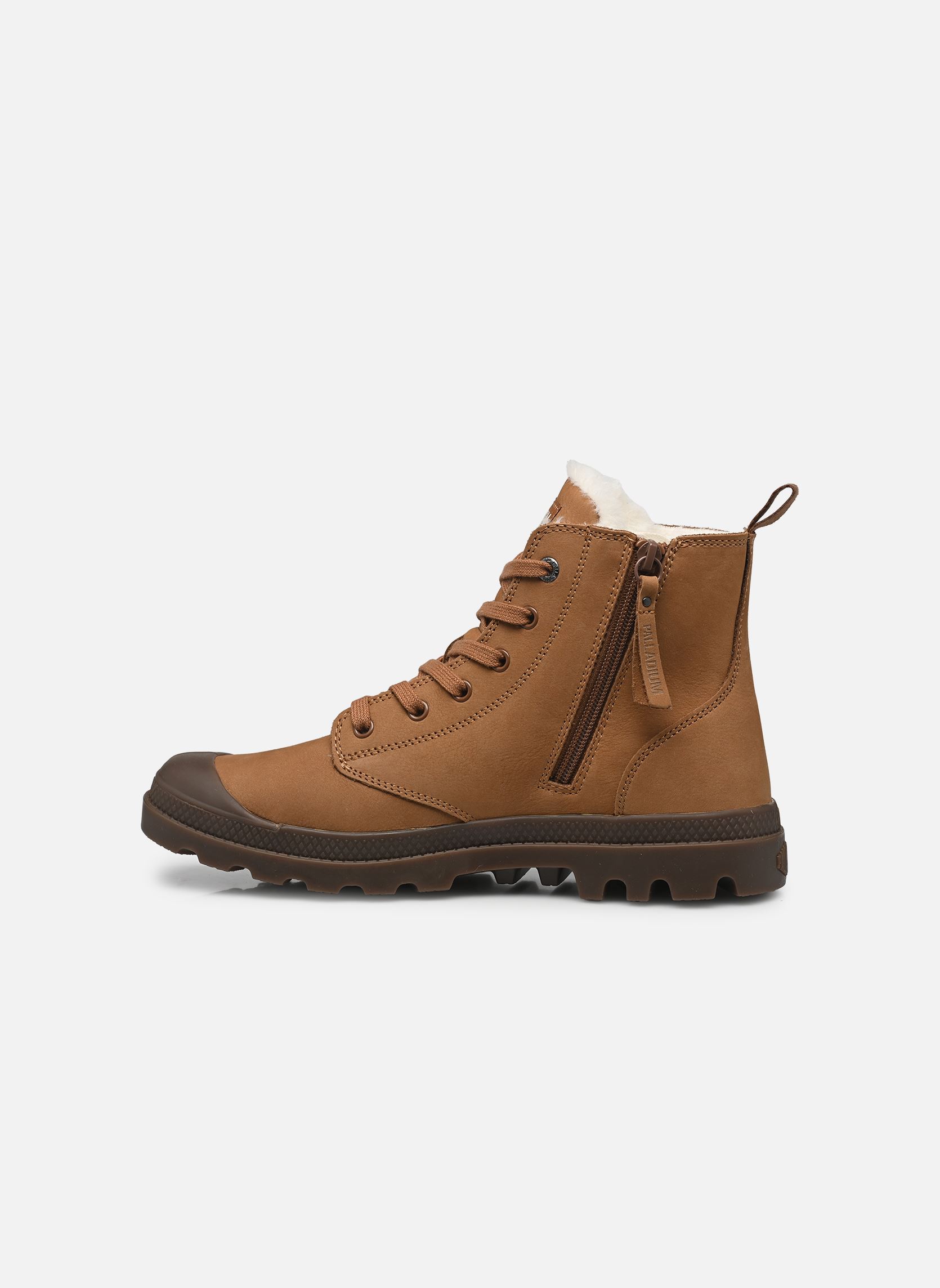 Stivali foderati Pampa Hi Zip WL M uomo marrone Palladium Stivali foderati Pampa Hi Zip WL M uomo marrone MAHOGANY