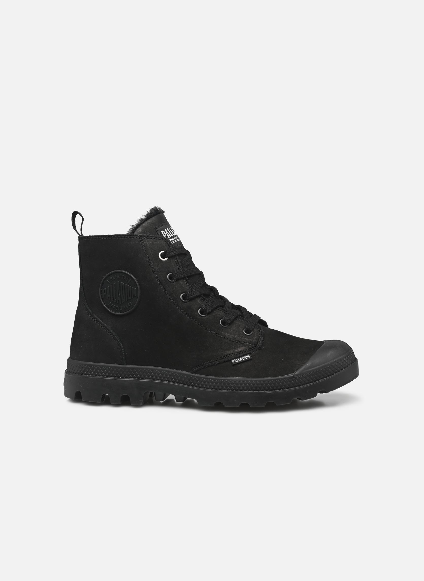 Bottes fourrées Pampa Hi Zip WL M homme noir Palladium Bottes fourrées Pampa Hi Zip WL M homme noir BLACK/BLACK