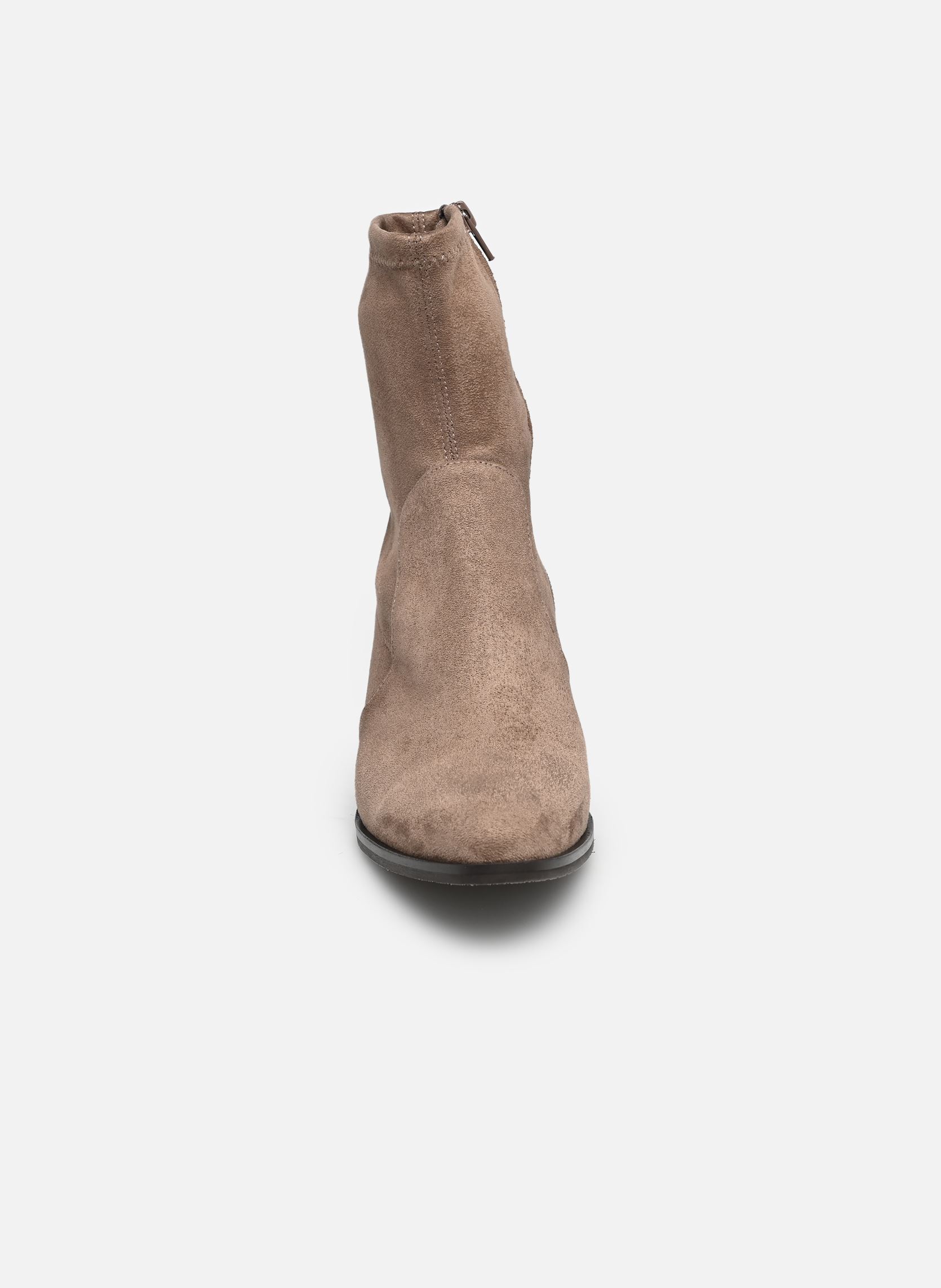 Niedrige Ankle Boots LOU damen beige JB Martin Niedrige Ankle Boots LOU damen beige TOILE SUEDE ST TAUPE