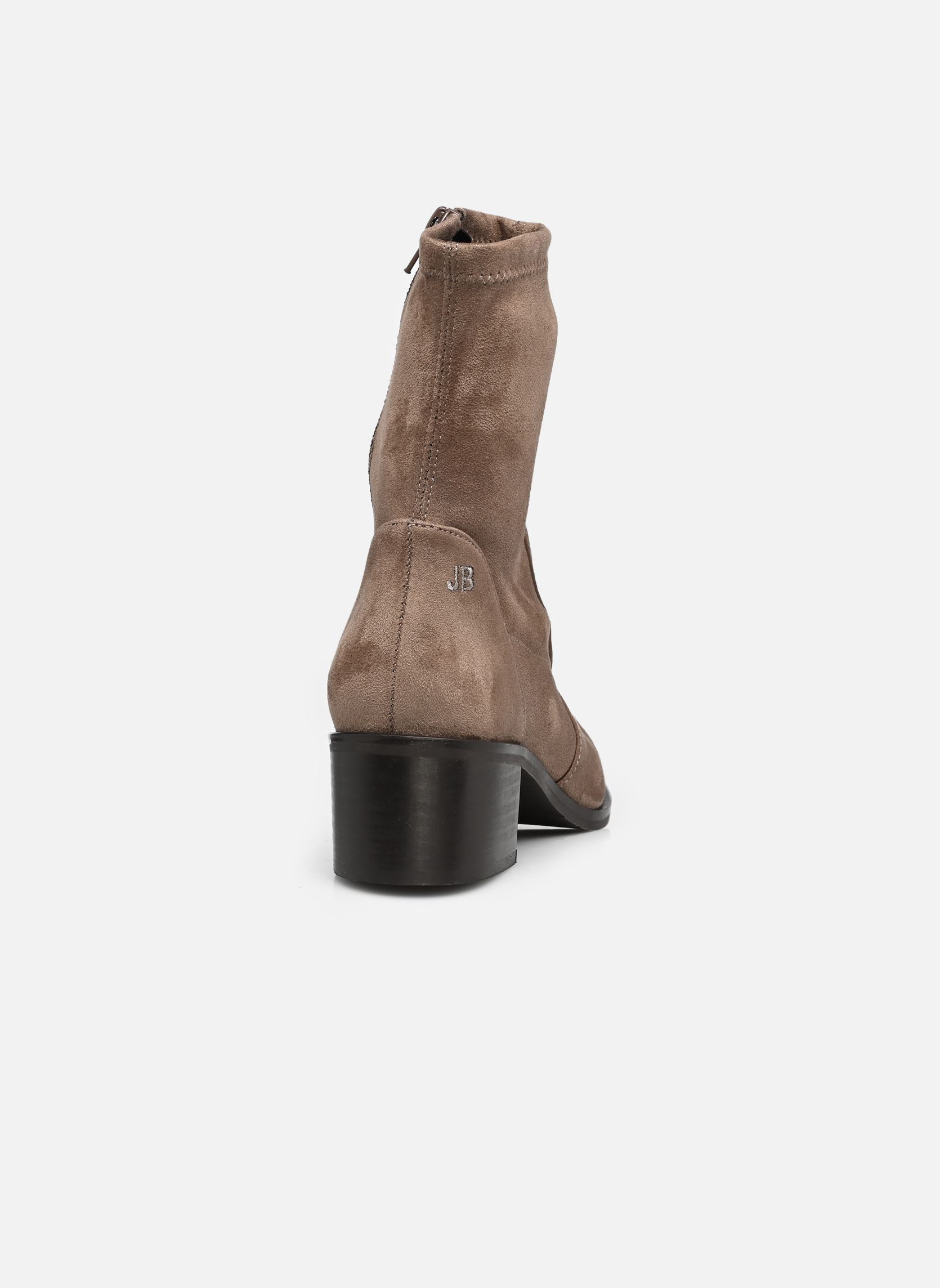Niedrige Ankle Boots LOU damen beige JB Martin Niedrige Ankle Boots LOU damen beige TOILE SUEDE ST TAUPE