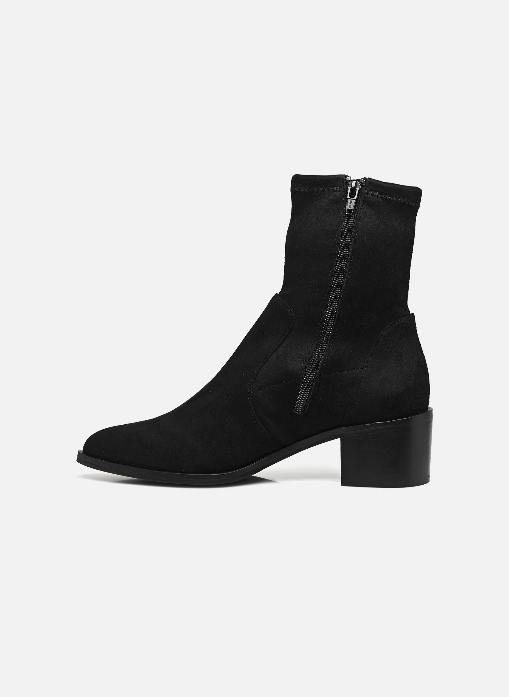 Bottines et boots LOU femme noir JB Martin Bottines et boots LOU femme noir TOILE SUEDE ST NOIR