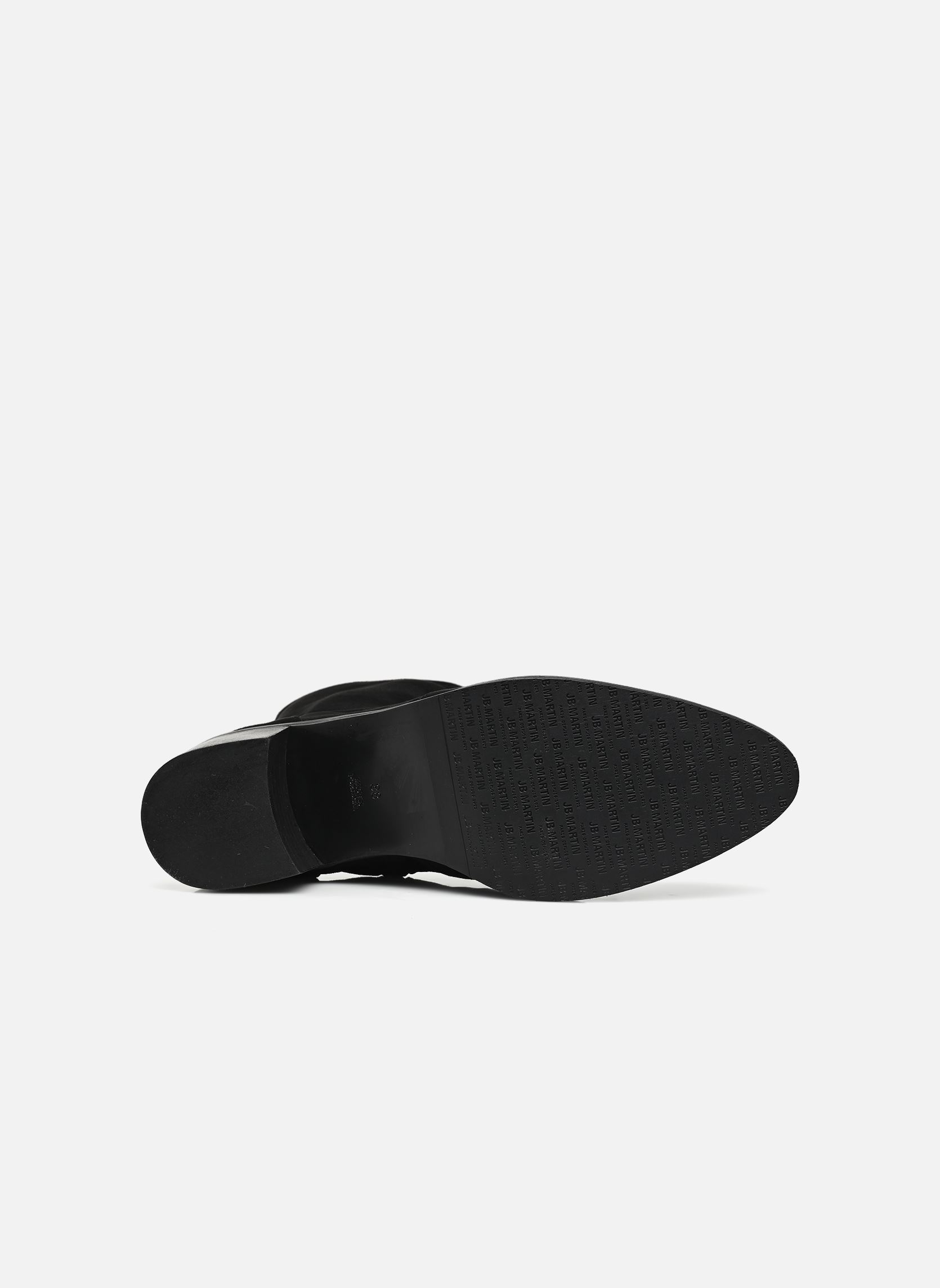 Bottines et boots LOU femme noir JB Martin Bottines et boots LOU femme noir TOILE SUEDE ST NOIR