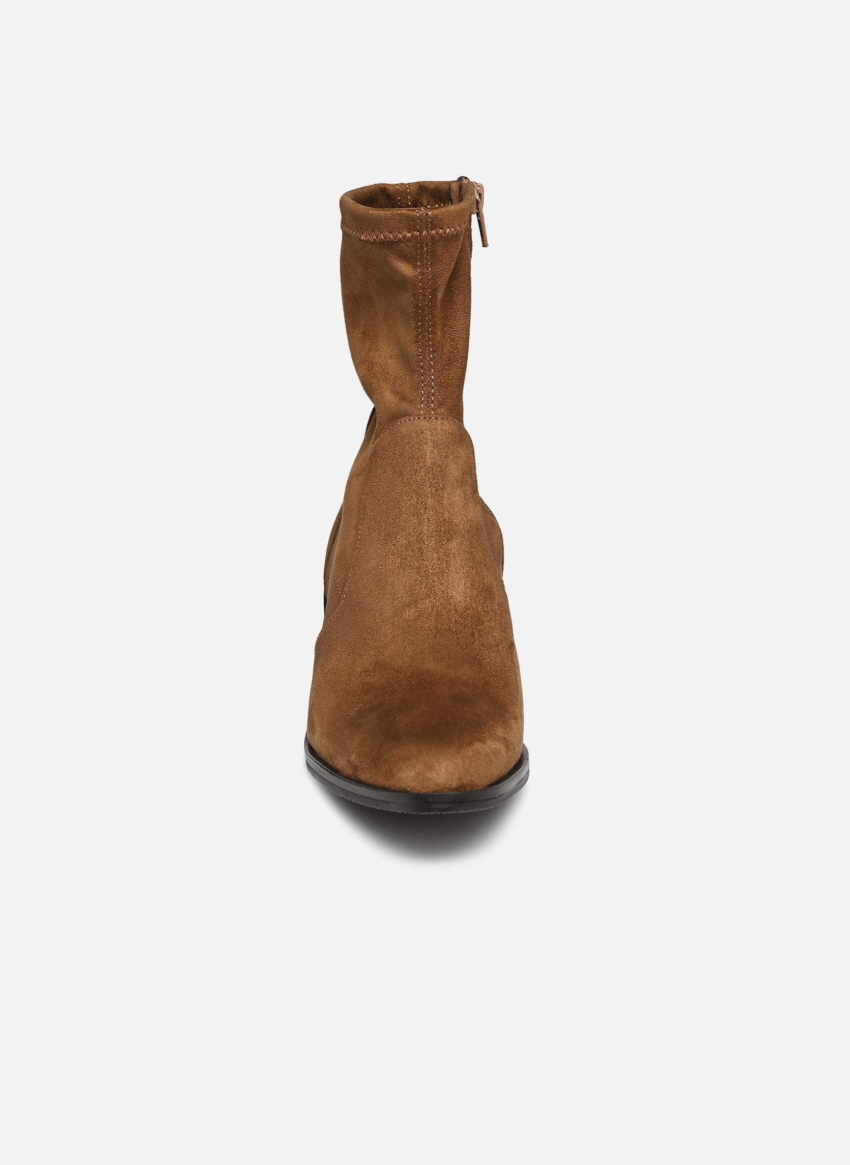 Bottines et boots LOU femme marron JB Martin Bottines et boots LOU femme marron TOILE SUEDE ST TABAC