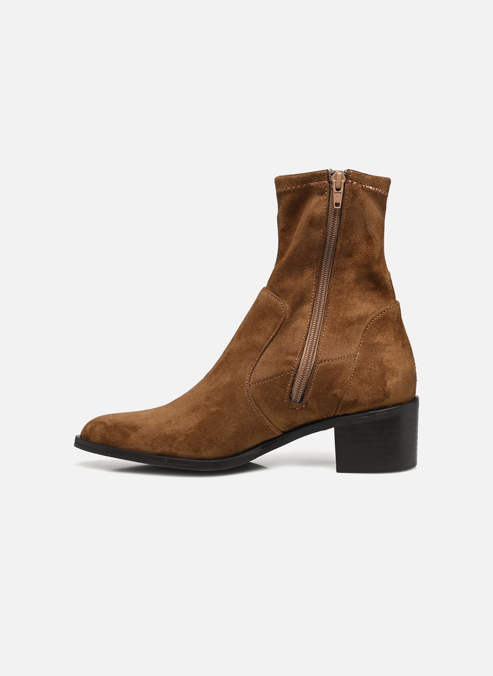 Bottines et boots LOU femme marron JB Martin Bottines et boots LOU femme marron TOILE SUEDE ST TABAC