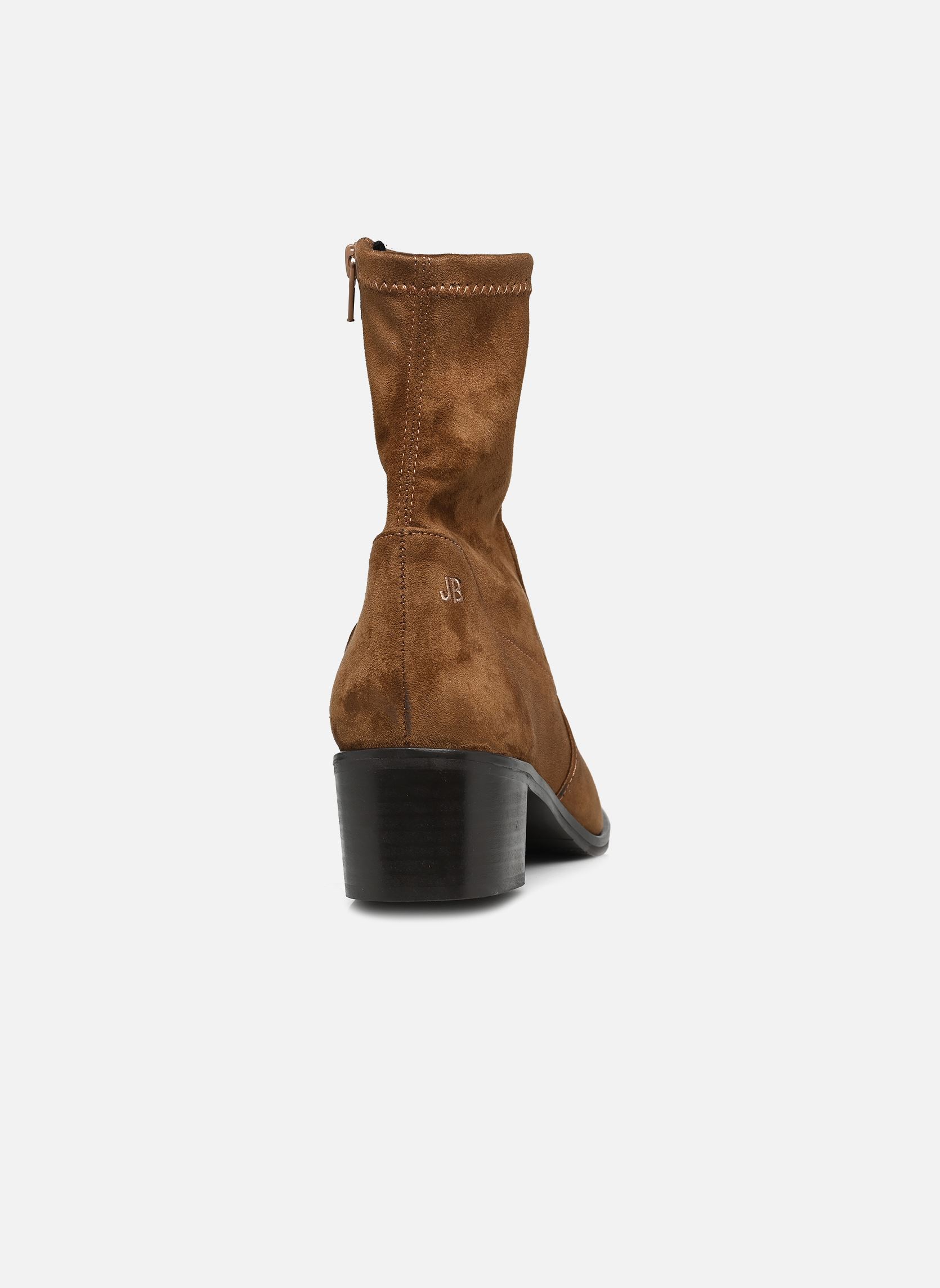 Bottines et boots LOU femme marron JB Martin Bottines et boots LOU femme marron TOILE SUEDE ST TABAC
