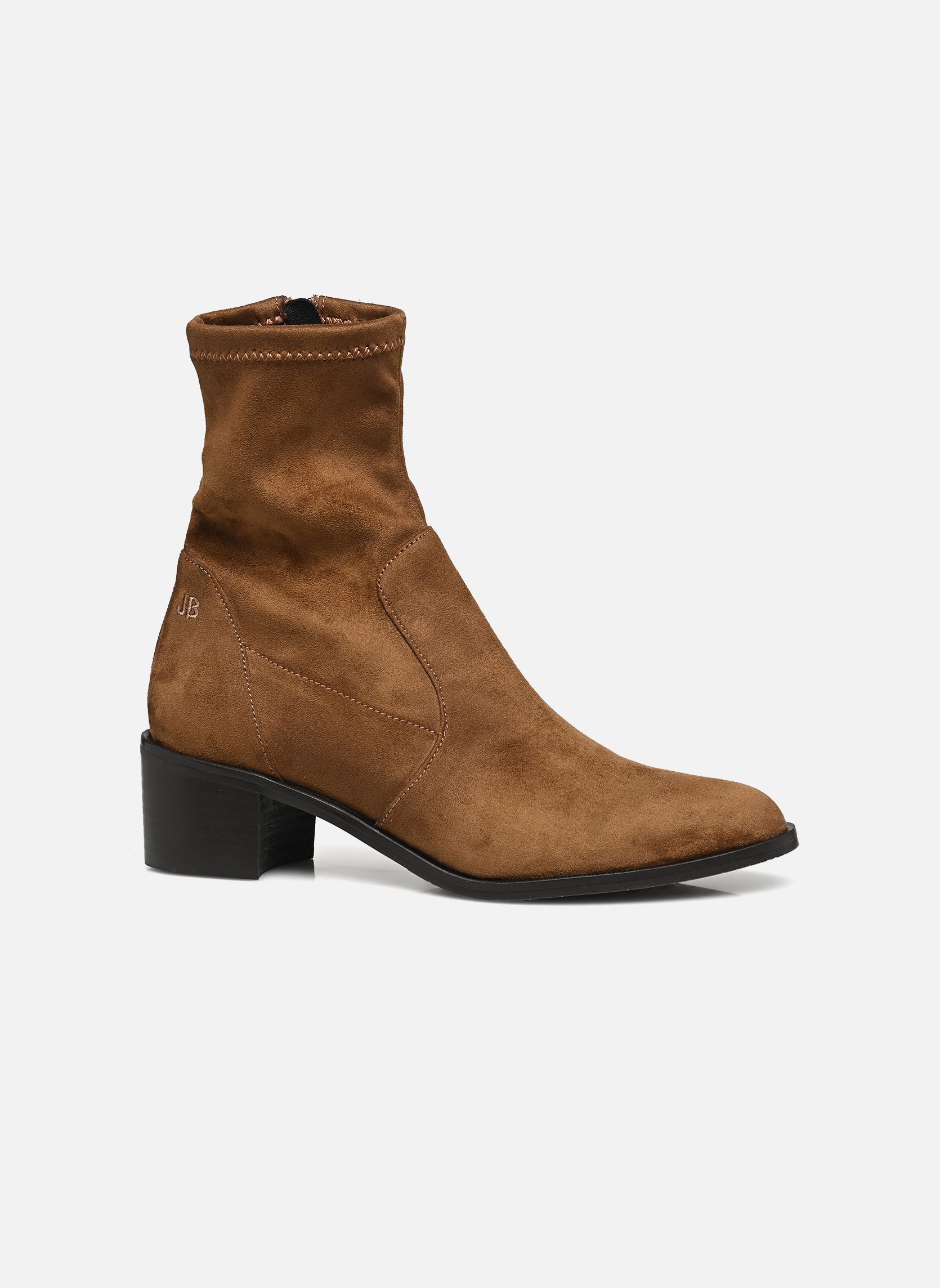 Bottines et boots LOU femme marron JB Martin Bottines et boots LOU femme marron TOILE SUEDE ST TABAC