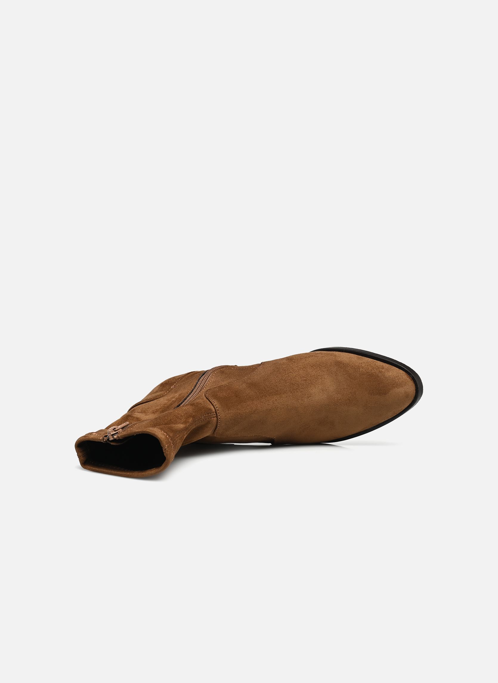 Bottines et boots LOU femme marron JB Martin Bottines et boots LOU femme marron TOILE SUEDE ST TABAC