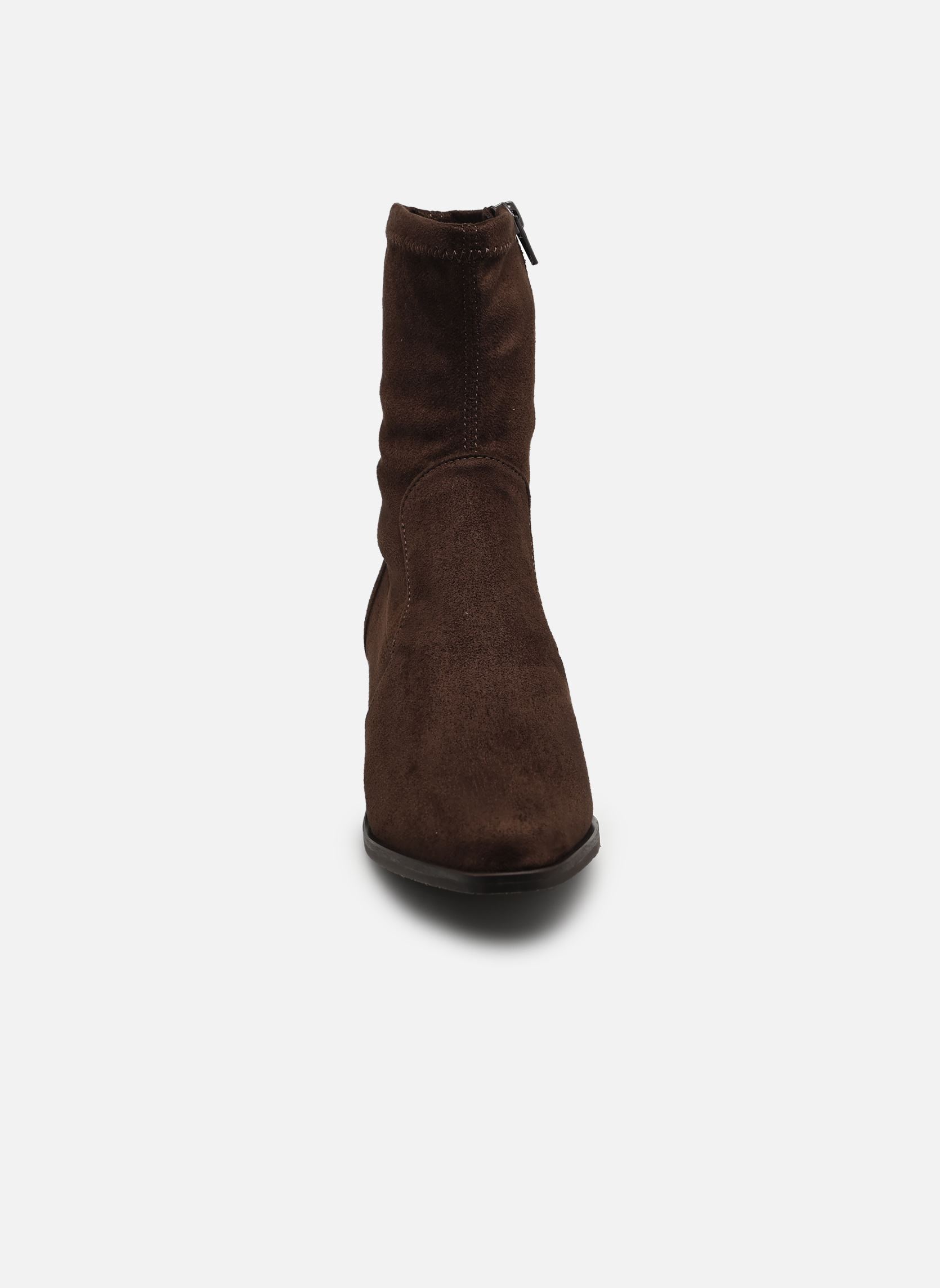 Stiefeletten und Stiefel LOU damen braun JB Martin Stiefeletten und Stiefel LOU damen braun TOILE SUEDE ST CHOCOLAT