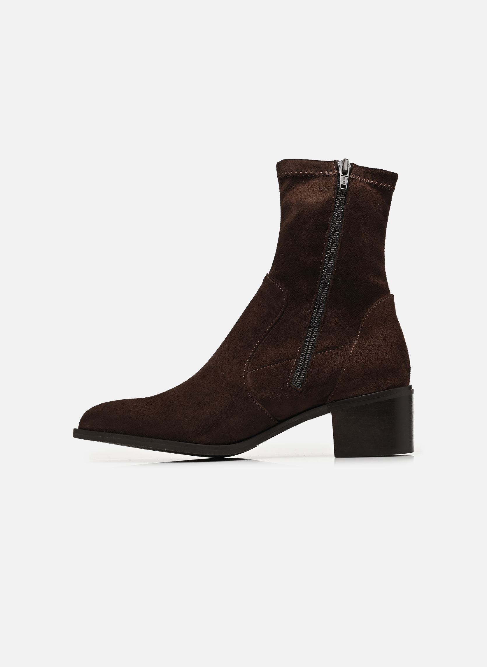 Stiefeletten und Stiefel LOU damen braun JB Martin Stiefeletten und Stiefel LOU damen braun TOILE SUEDE ST CHOCOLAT