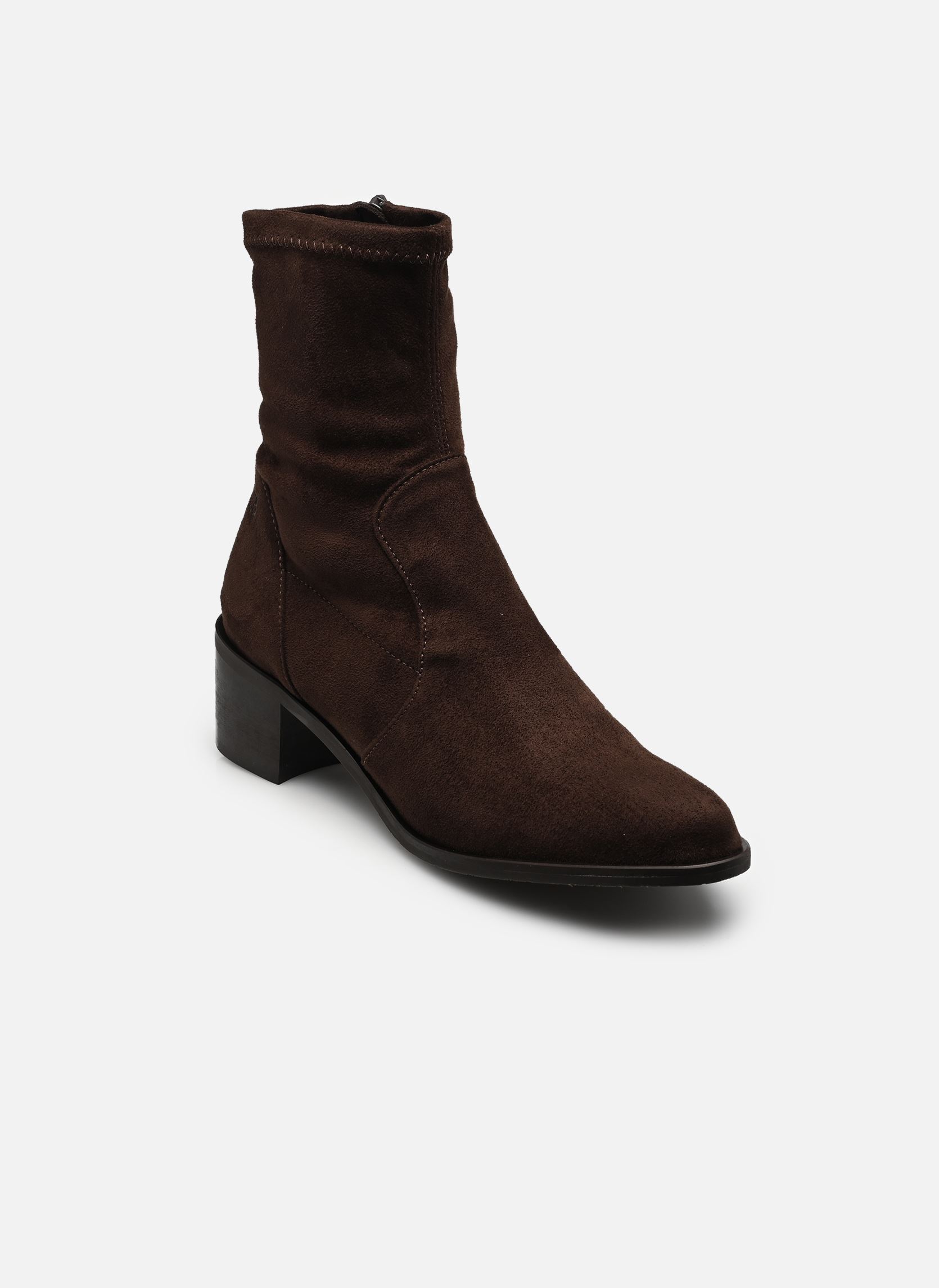 Stiefeletten und Stiefel LOU damen braun JB Martin Stiefeletten und Stiefel LOU damen braun TOILE SUEDE ST CHOCOLAT