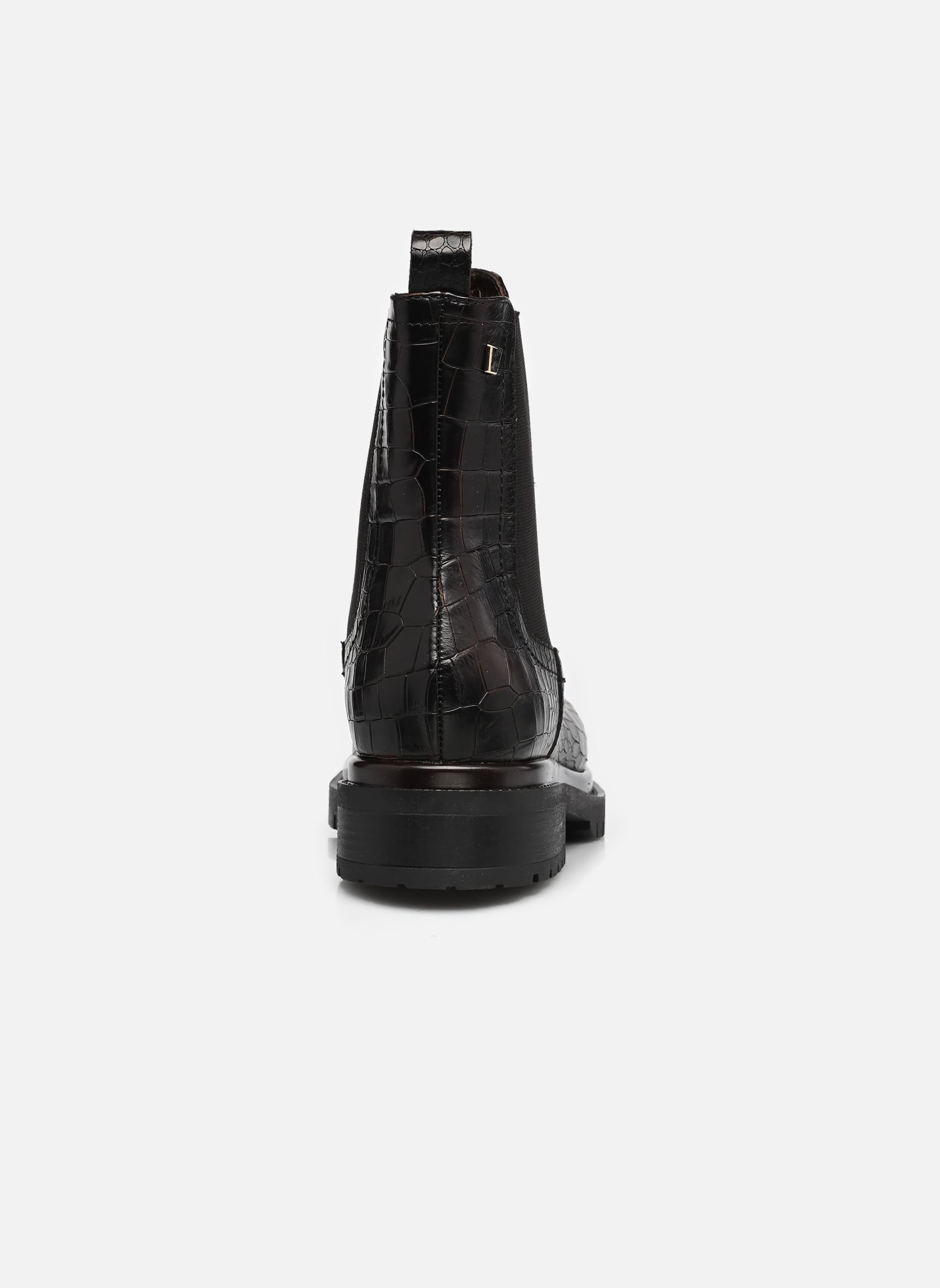 Niedrige Ankle Boots OTIS2 damen braun JB Martin Niedrige Ankle Boots OTIS2 damen braun VEAU CROCO CHOCOLAT