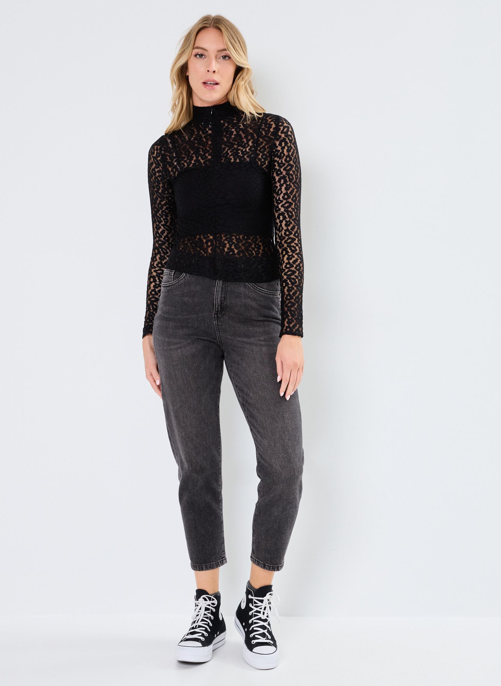 Blouses manches longues LORENA femme noir Suncoo Blouses manches longues LORENA femme noir NOIR