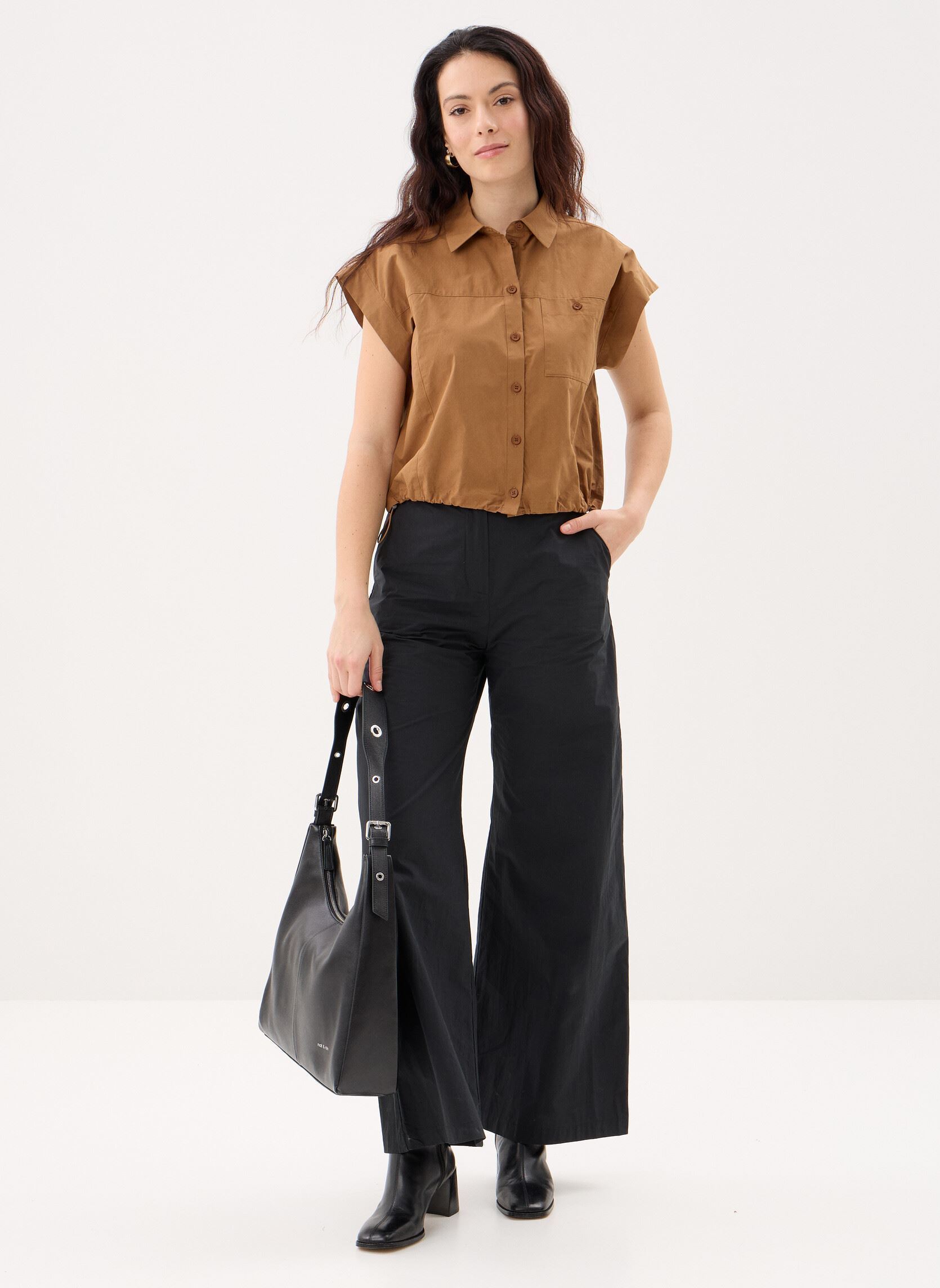 Blouses met lange mouwen LORENA dames bruin Suncoo Blouses met lange mouwen LORENA dames bruin Tabac