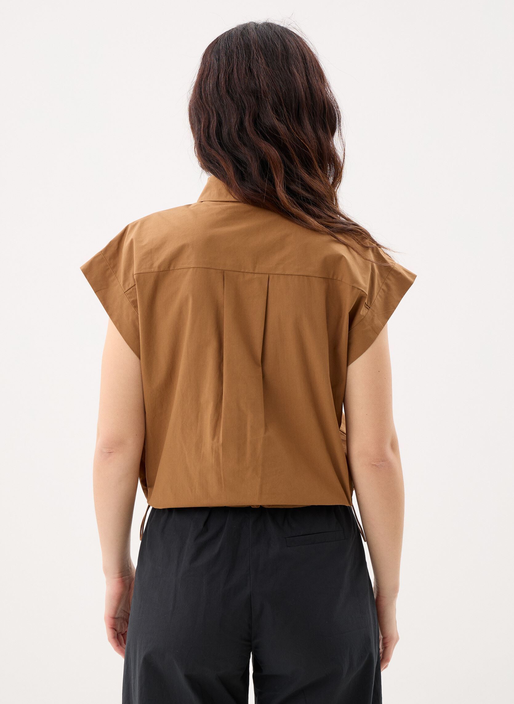 Blouses met lange mouwen LORENA dames bruin Suncoo Blouses met lange mouwen LORENA dames bruin Tabac