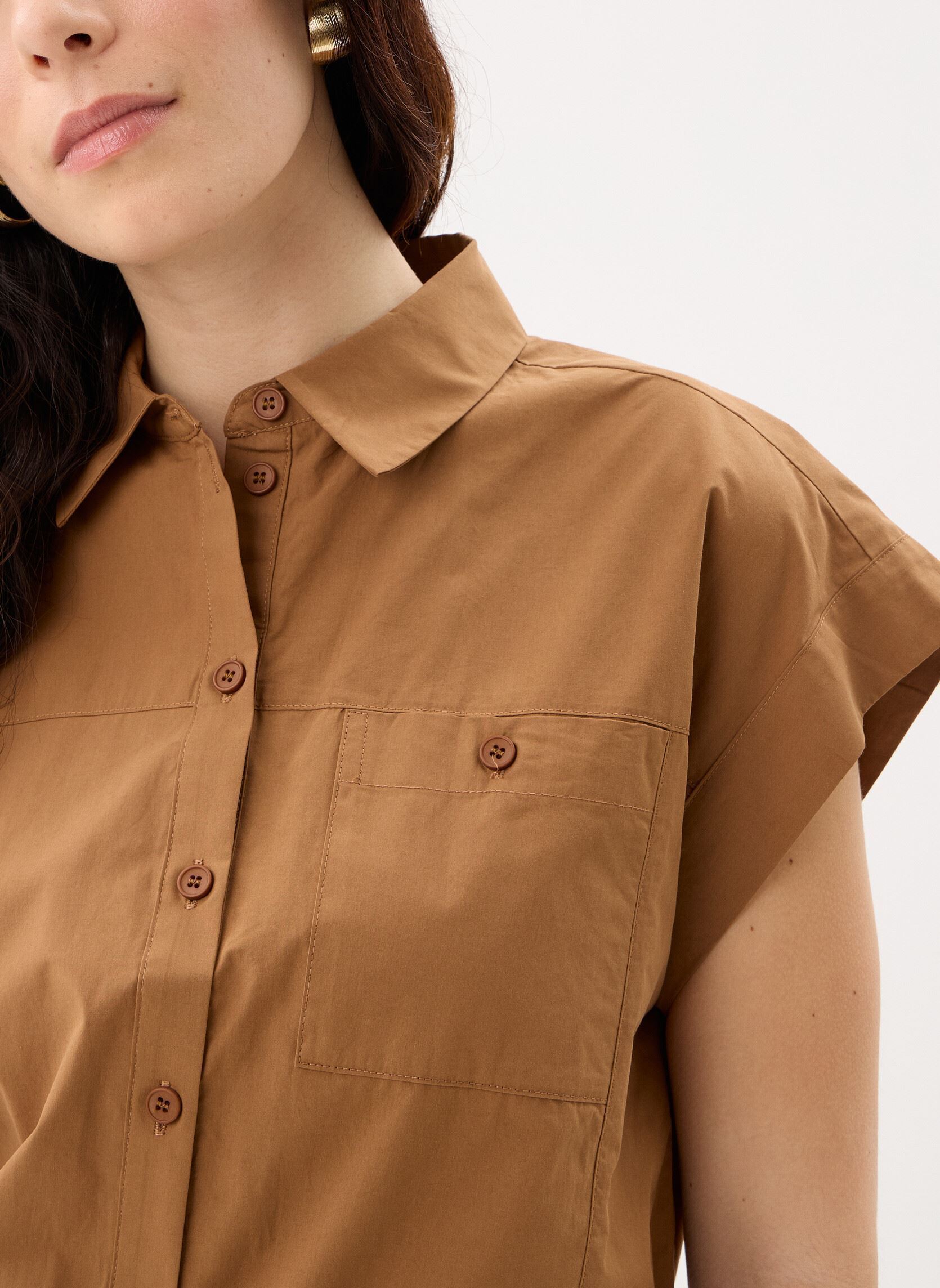 Blouses met lange mouwen LORENA dames bruin Suncoo Blouses met lange mouwen LORENA dames bruin Tabac