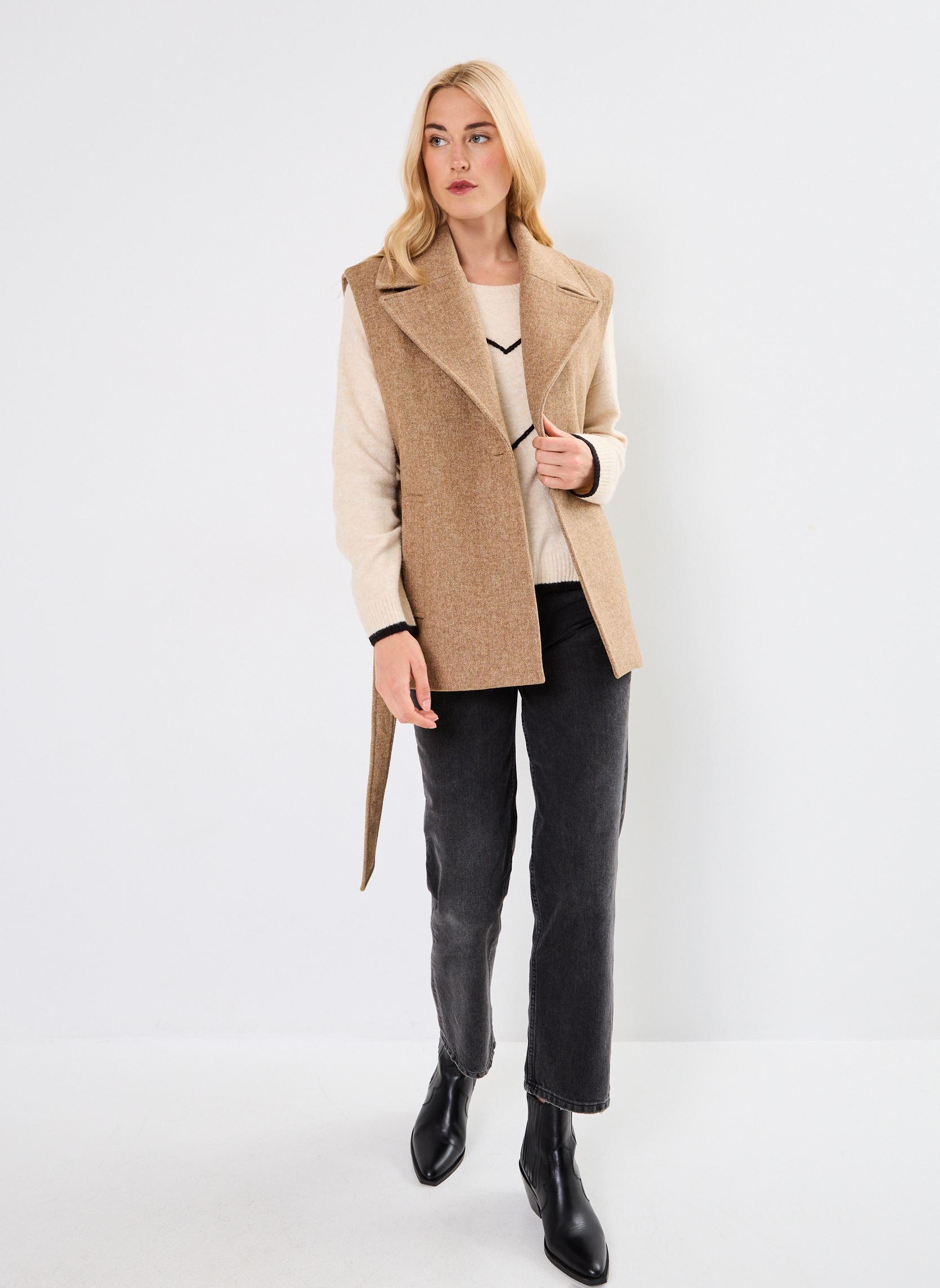Vestes DIDA femme marron Suncoo Vestes DIDA femme marron CAMEL