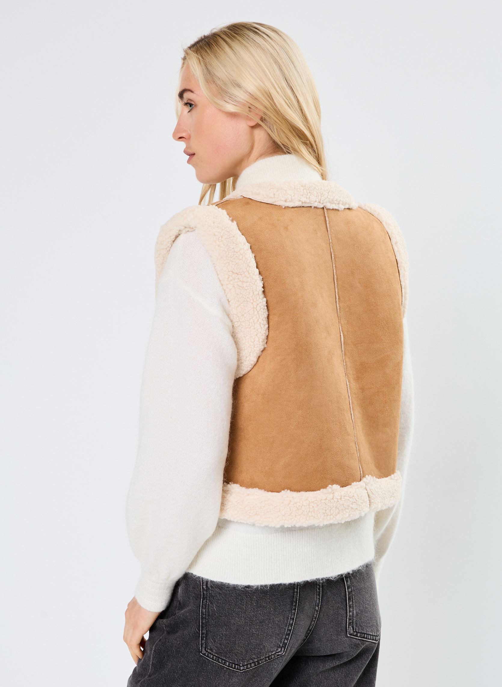 Vestes sans manches DIDO femme marron Suncoo Vestes sans manches DIDO femme marron Camel