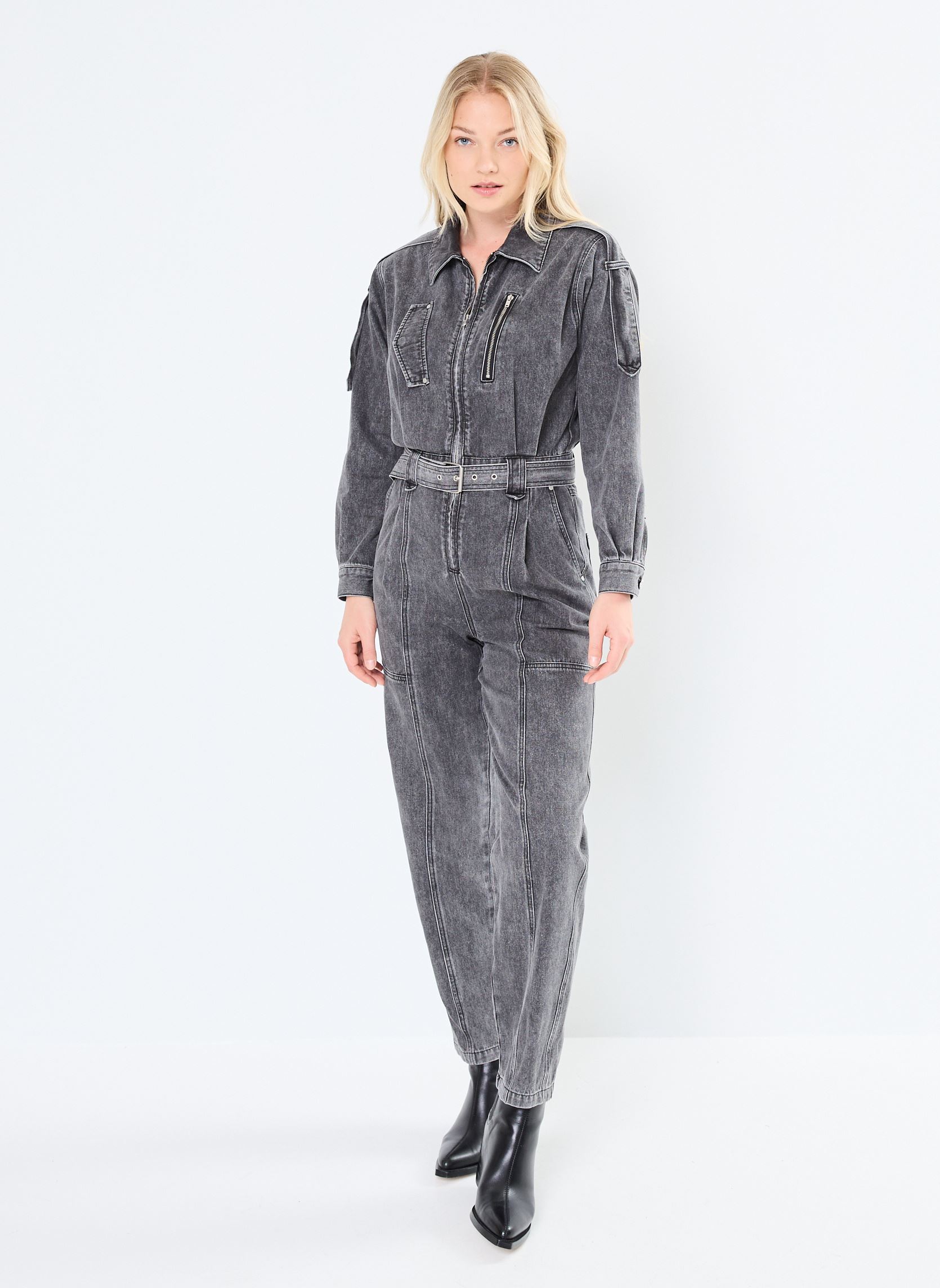 Combinaisons pantalon TANGO femme gris Suncoo Combinaisons pantalon TANGO femme gris Carbone