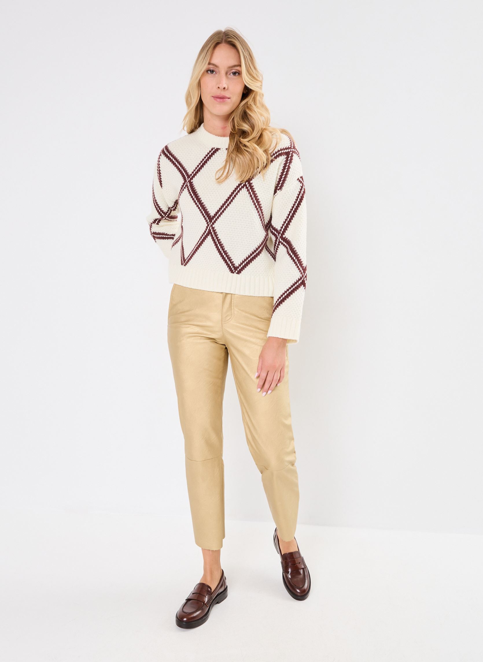 Pullover PRECHA damen weiß Suncoo Pullover PRECHA damen weiß Blanc Casse