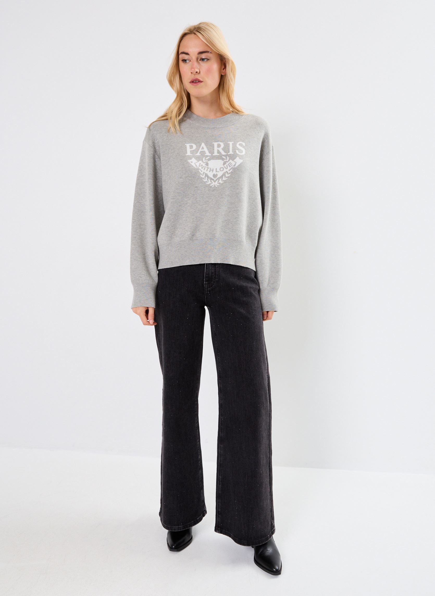 Sweater PIKILO dames grijs Suncoo Sweater PIKILO dames grijs Gris Chine