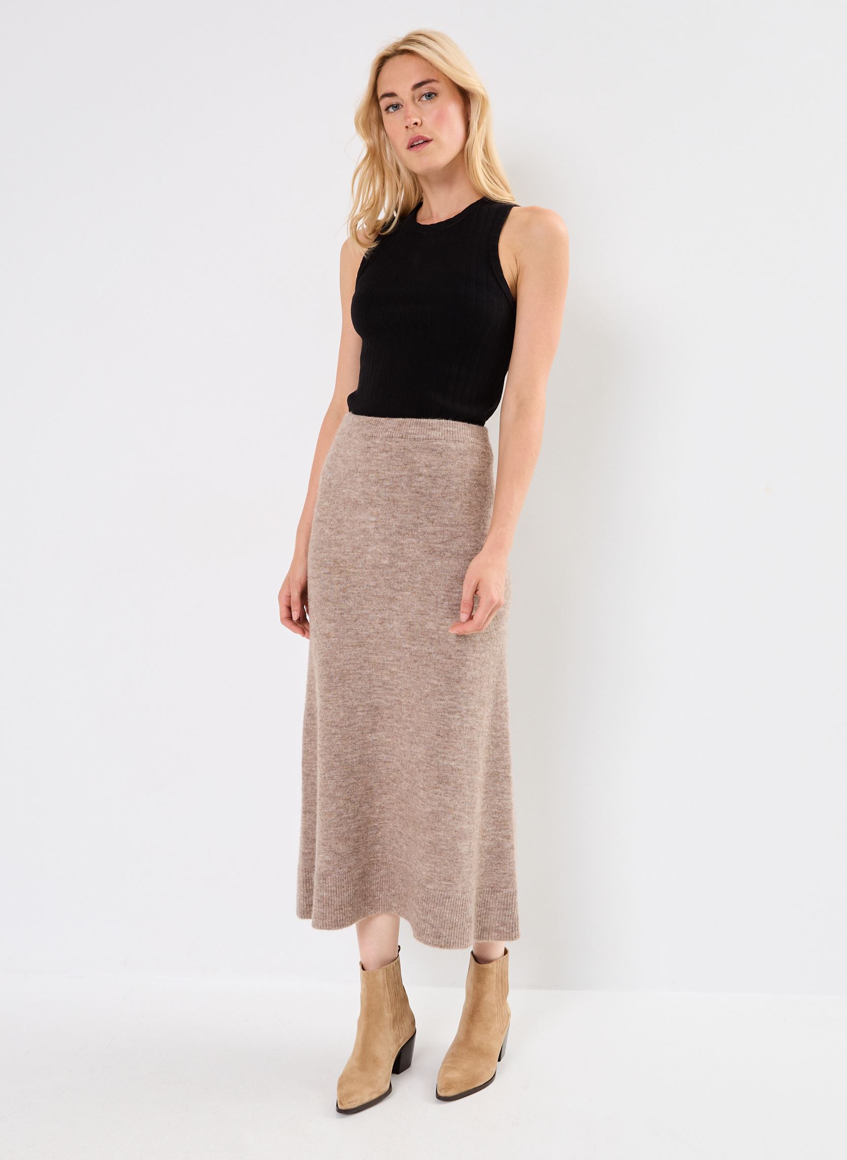 Halflange rokken FALBA dames beige Suncoo Halflange rokken FALBA dames beige Taupe