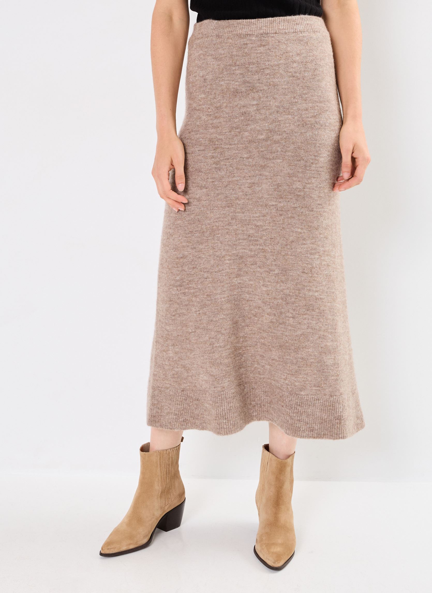 Halflange rokken FALBA dames beige Suncoo Halflange rokken FALBA dames beige Taupe