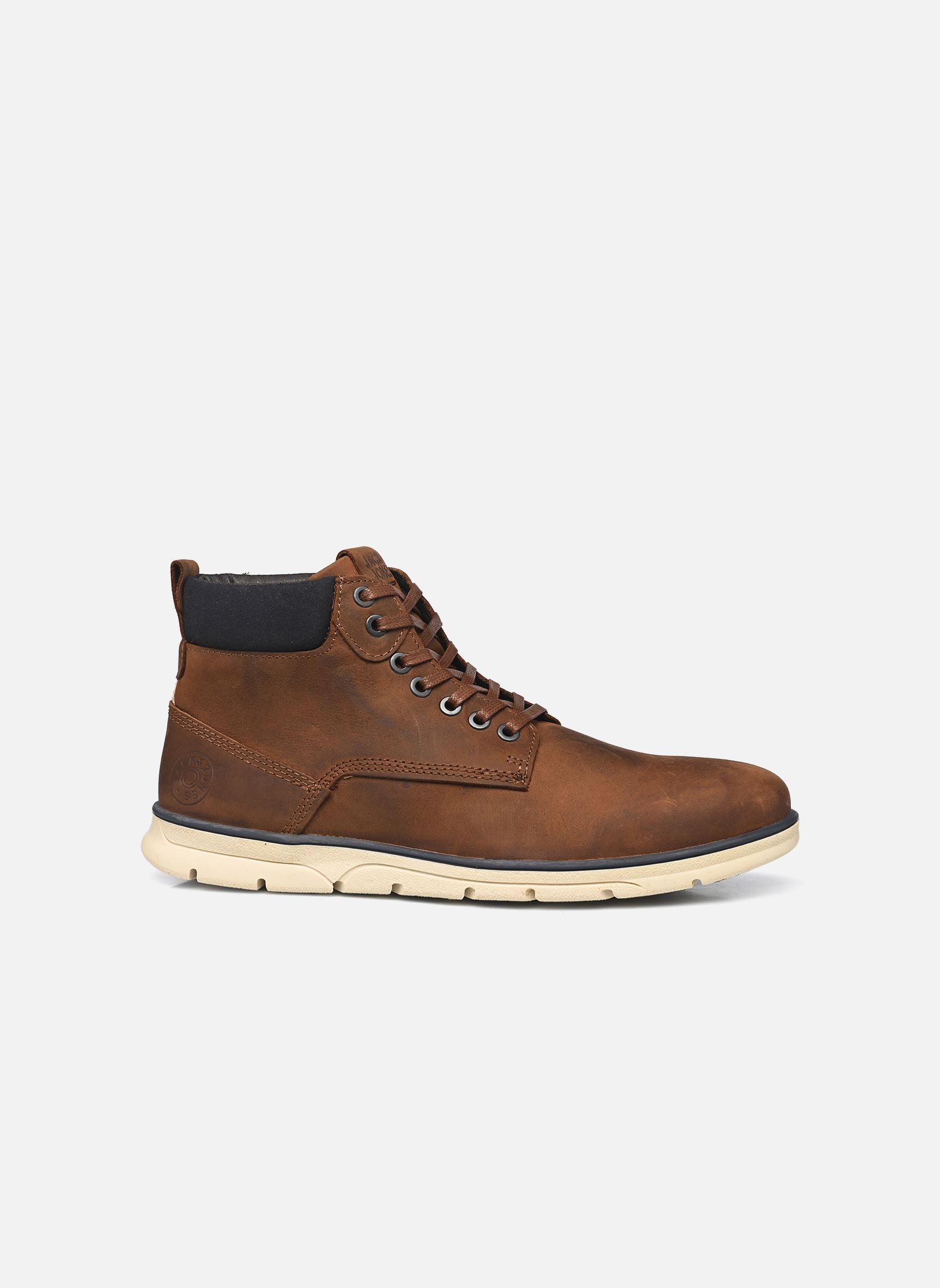 Enkellaarzen en laarzen JFWTUBAR LEATHER BRANDY SN heren bruin Jack & Jones Enkellaarzen en laarzen JFWTUBAR LEATHER BRANDY SN heren bruin BRANDY BROWN