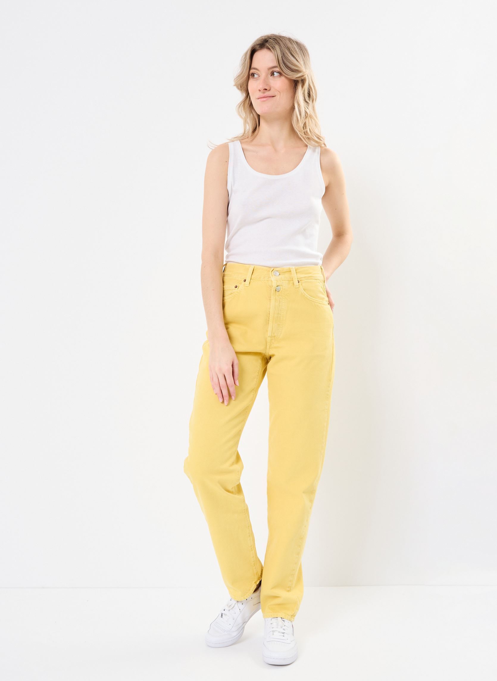 Wijde jeans / Flared Jeans Jean dames geel Replay Wijde jeans / Flared Jeans Jean dames geel DAISY YELLOW