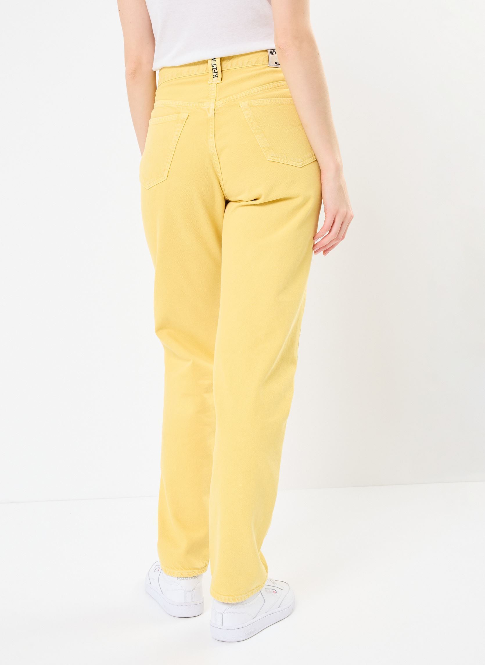 Wijde jeans / Flared Jeans Jean dames geel Replay Wijde jeans / Flared Jeans Jean dames geel DAISY YELLOW