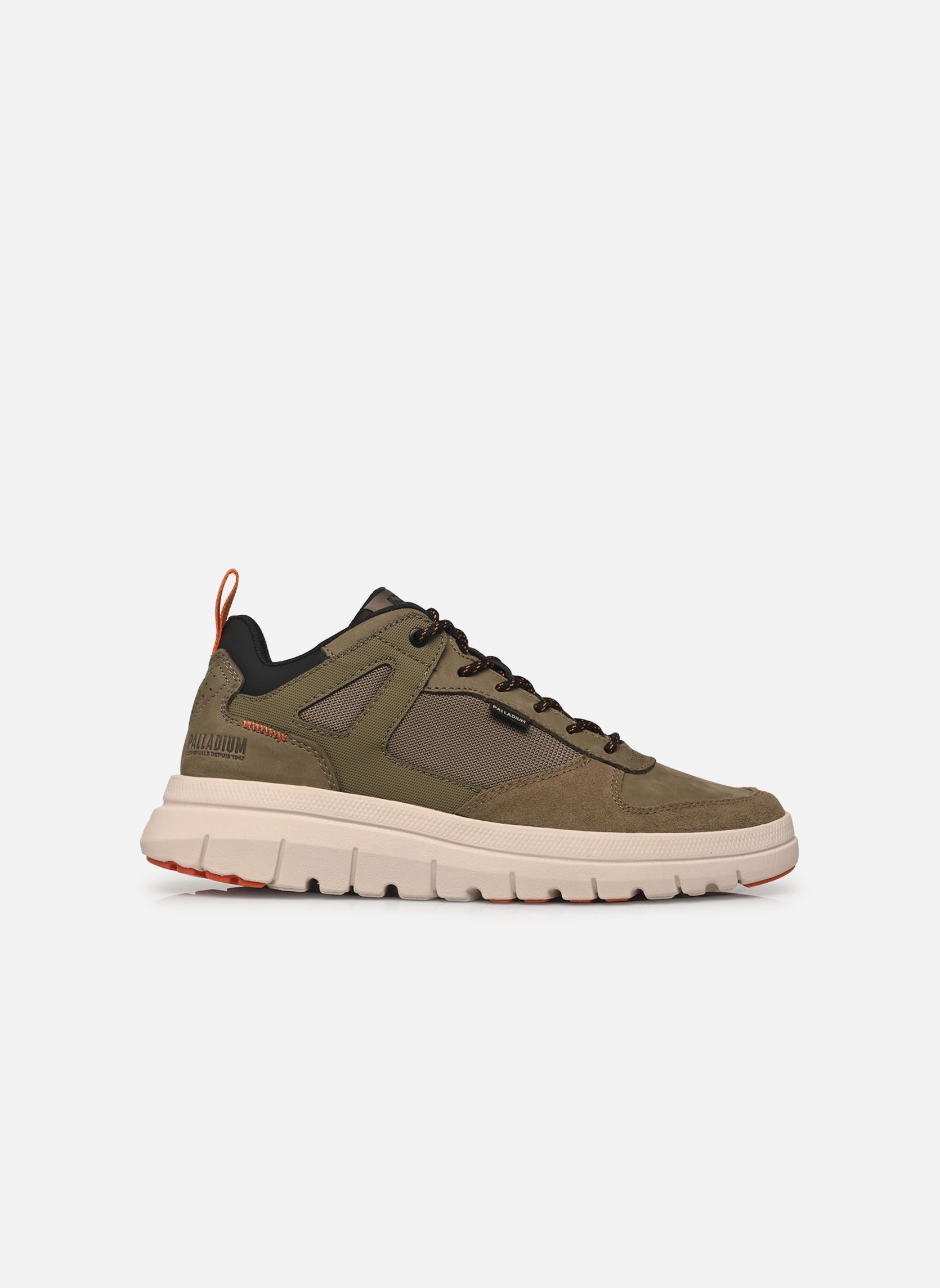 Baskets PALLAFLEX LO MIX homme vert Palladium Baskets PALLAFLEX LO MIX homme vert DUSKY GREEN