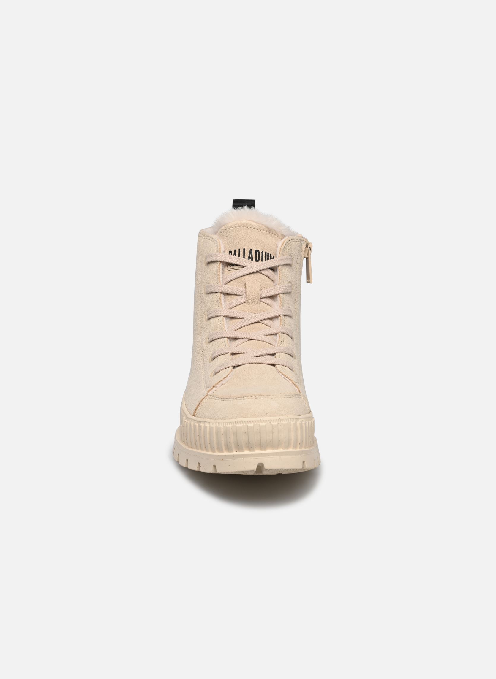 Bottines fourrées PALLASHOCK ZIP WARM femme beige Palladium Bottines fourrées PALLASHOCK ZIP WARM femme beige SAHARA