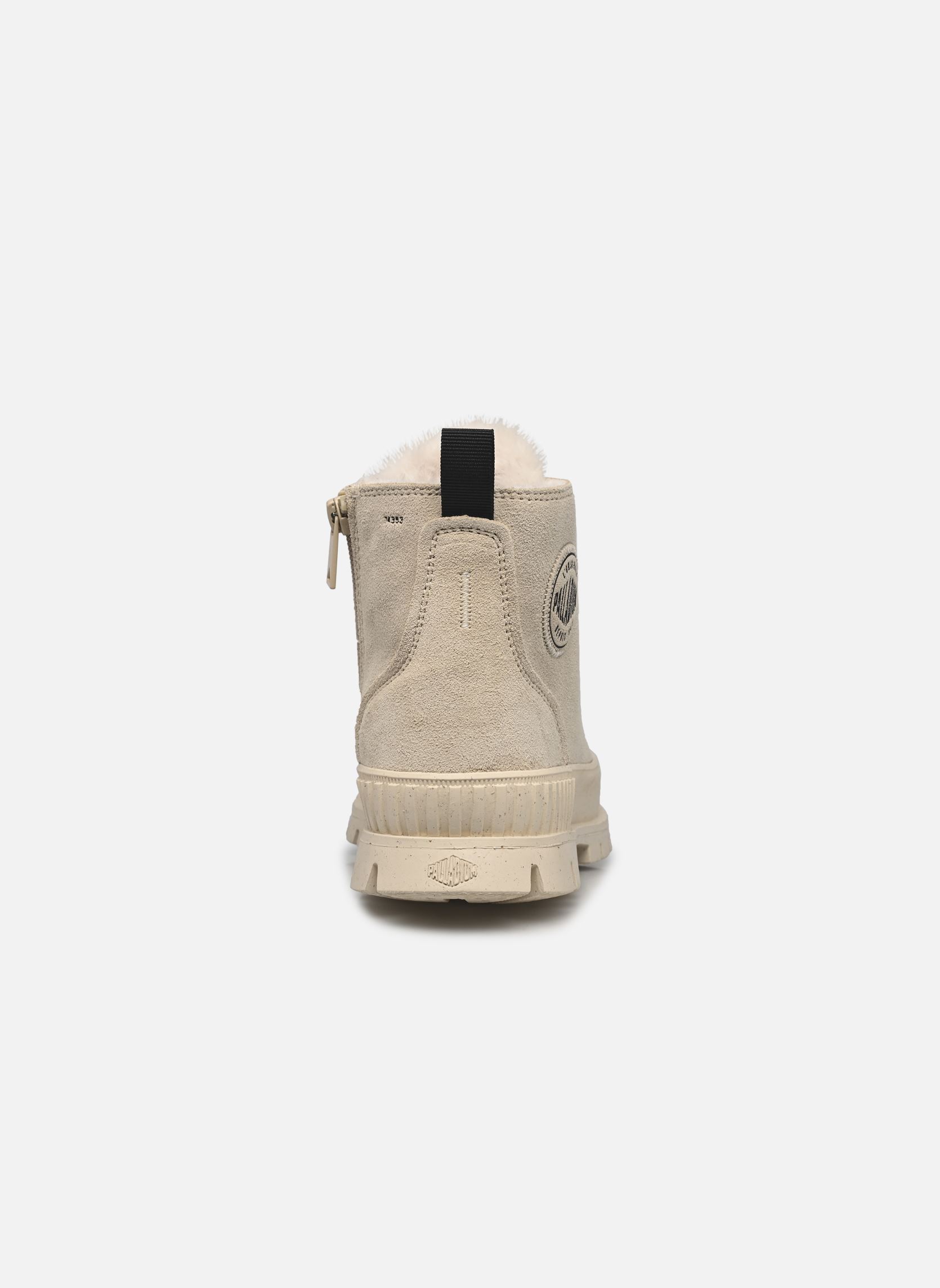 Bottines fourrées PALLASHOCK ZIP WARM femme beige Palladium Bottines fourrées PALLASHOCK ZIP WARM femme beige SAHARA