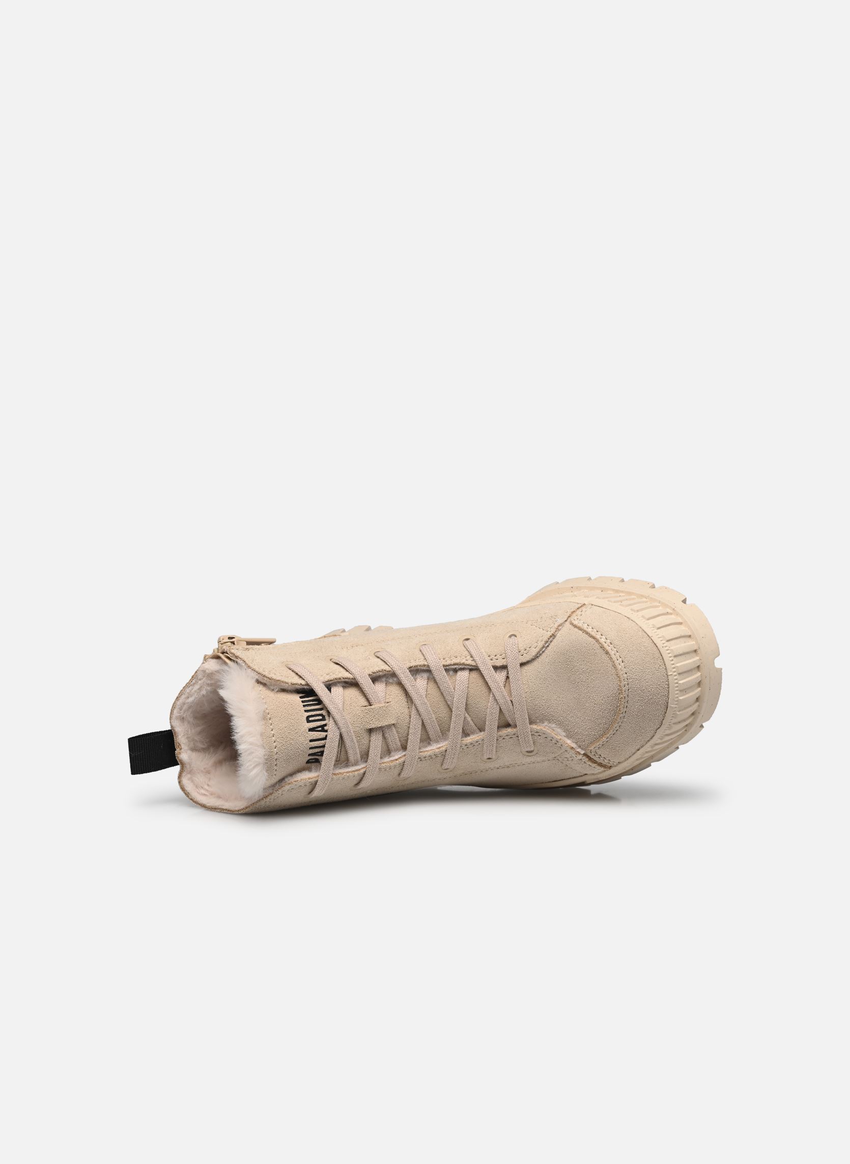 Bottines fourrées PALLASHOCK ZIP WARM femme beige Palladium Bottines fourrées PALLASHOCK ZIP WARM femme beige SAHARA