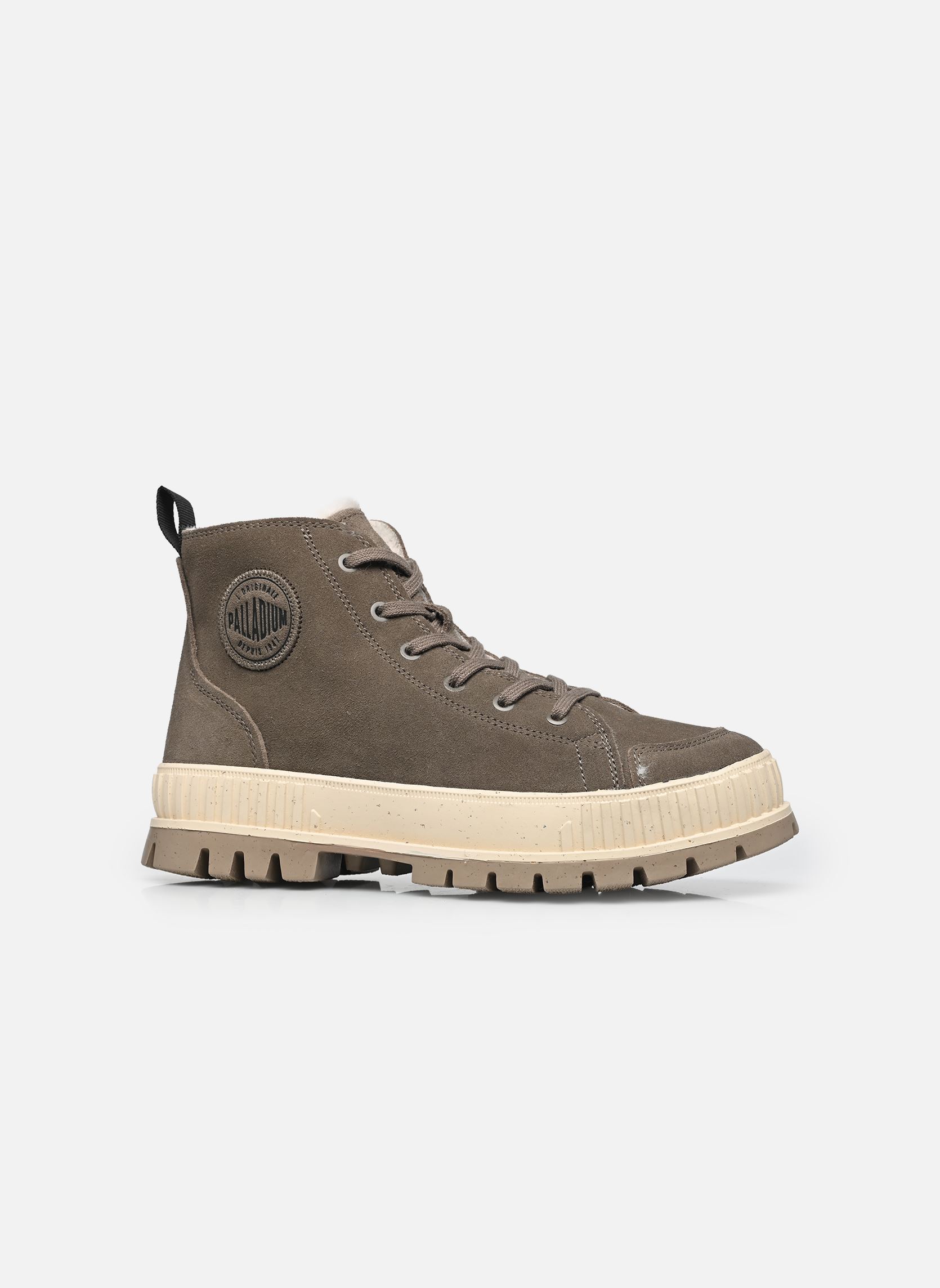 Gefütterte Stiefeletten PALLASHOCK ZIP WARM damen grau Palladium Gefütterte Stiefeletten PALLASHOCK ZIP WARM damen grau ROCKS