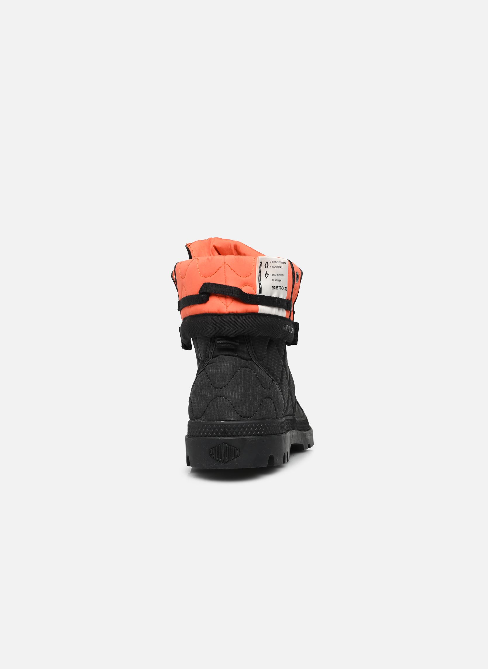 Geschnürte Stiefeletten BAGGY RE-QUILTED herren schwarz Palladium Geschnürte Stiefeletten BAGGY RE-QUILTED herren schwarz BLACK