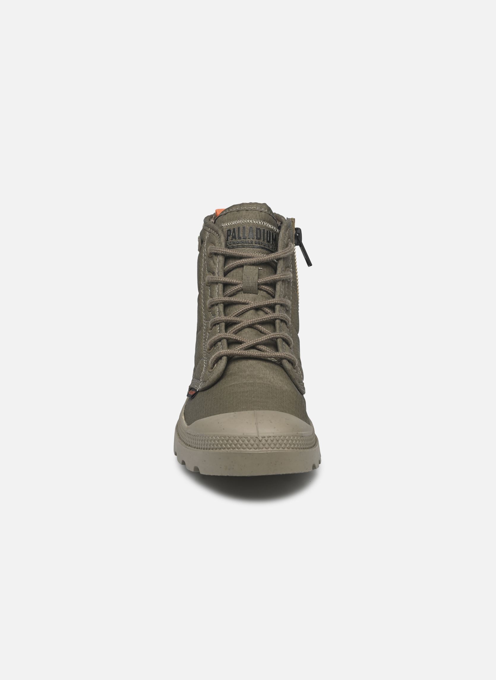 Bottines à lacets PAMPA RE-QUILTED femme vert Palladium Bottines à lacets PAMPA RE-QUILTED femme vert MILITARY OLIVE