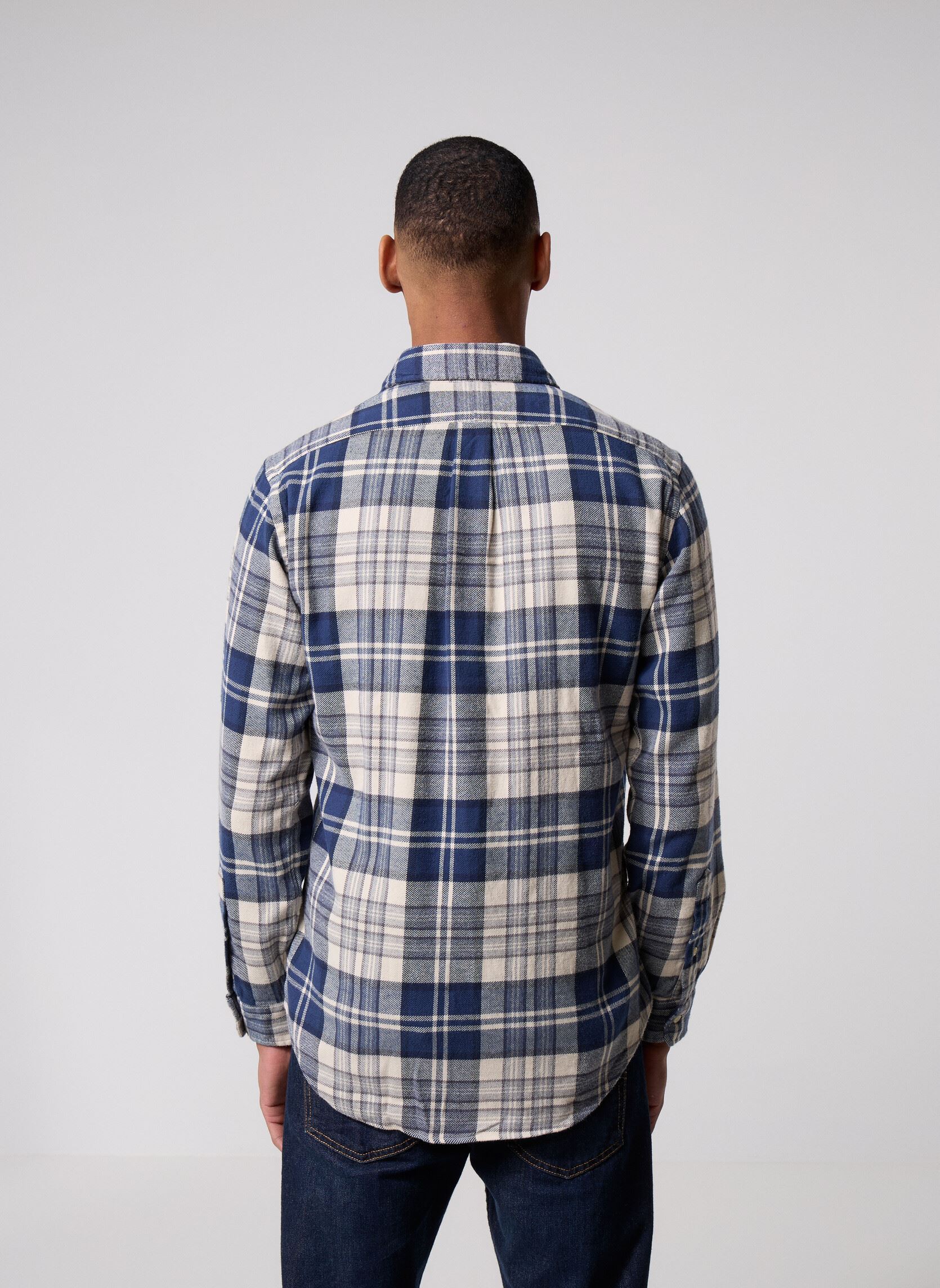 Chemises Cubdppcs-Long Sleeve-Sport Shirt 7109533 homme bleu Polo Ralph Lauren Chemises Cubdppcs-Long Sleeve-Sport Shirt 7109533 homme bleu 6553 Off White/Navy