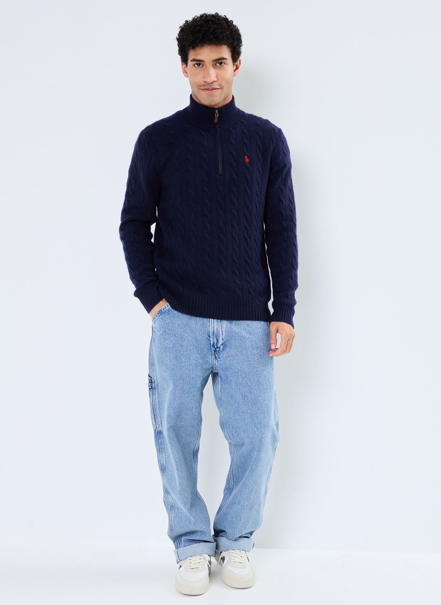 Pulls Pull Torsadé En Laine Et Cachemire 71087 homme bleu Polo Ralph Lauren Pulls Pull Torsadé En Laine Et Cachemire 71087 homme bleu HUNTER NAVY