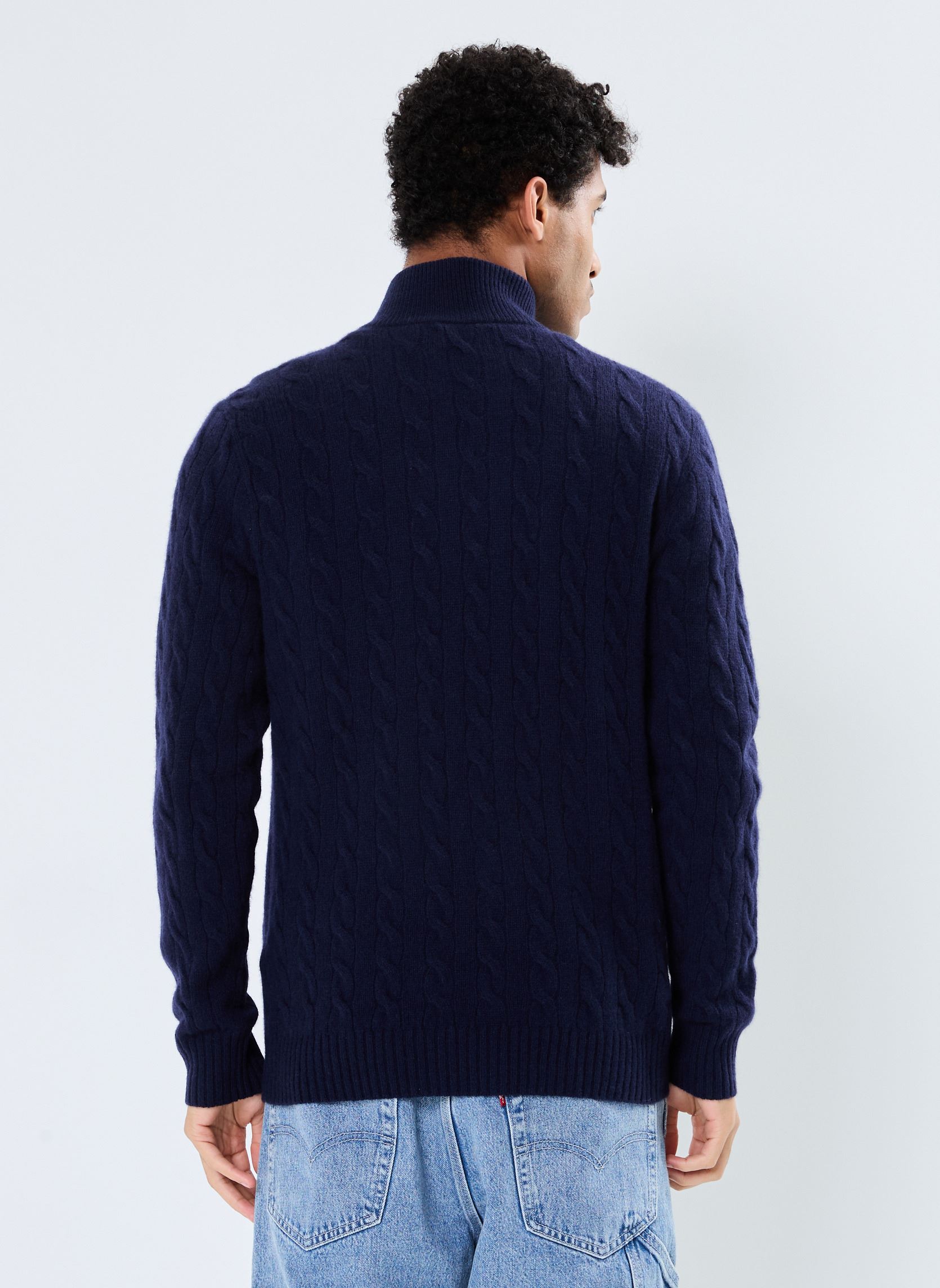 Pulls Pull Torsadé En Laine Et Cachemire 71087 homme bleu Polo Ralph Lauren Pulls Pull Torsadé En Laine Et Cachemire 71087 homme bleu HUNTER NAVY