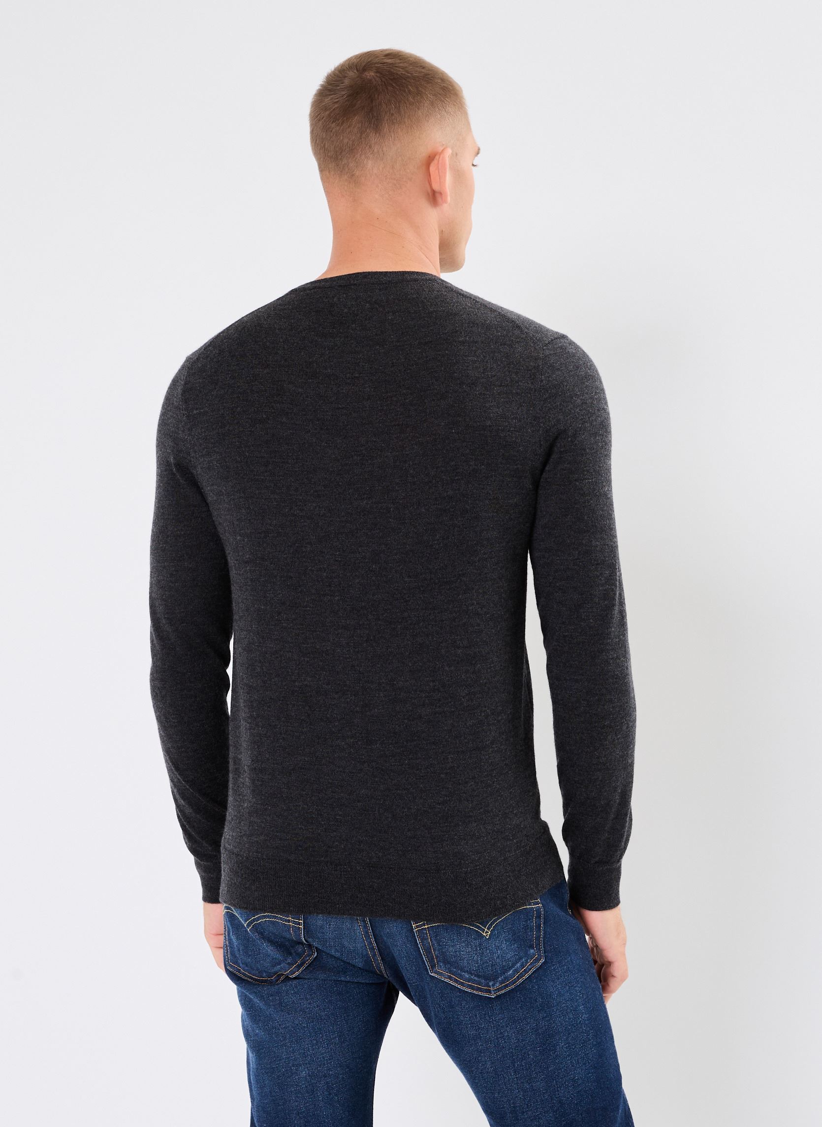 Pulls Lssfcnpp-Long Sleeve-Pullover 710946143 homme gris Polo Ralph Lauren Pulls Lssfcnpp-Long Sleeve-Pullover 710946143 homme gris DARK GRANITE HTHR