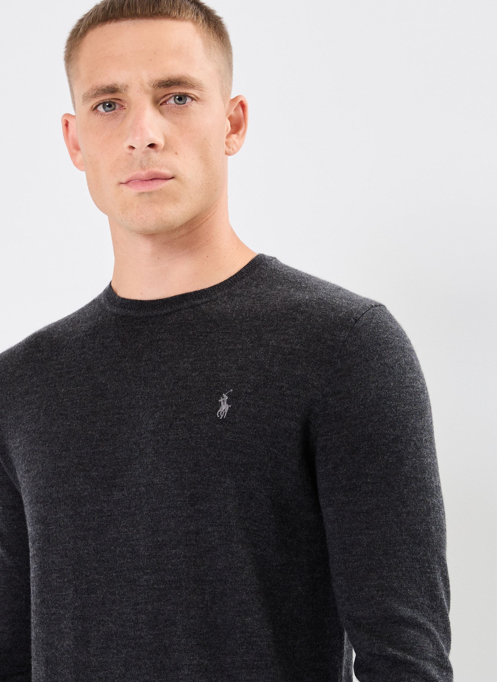 Pulls Lssfcnpp-Long Sleeve-Pullover 710946143 homme gris Polo Ralph Lauren Pulls Lssfcnpp-Long Sleeve-Pullover 710946143 homme gris DARK GRANITE HTHR