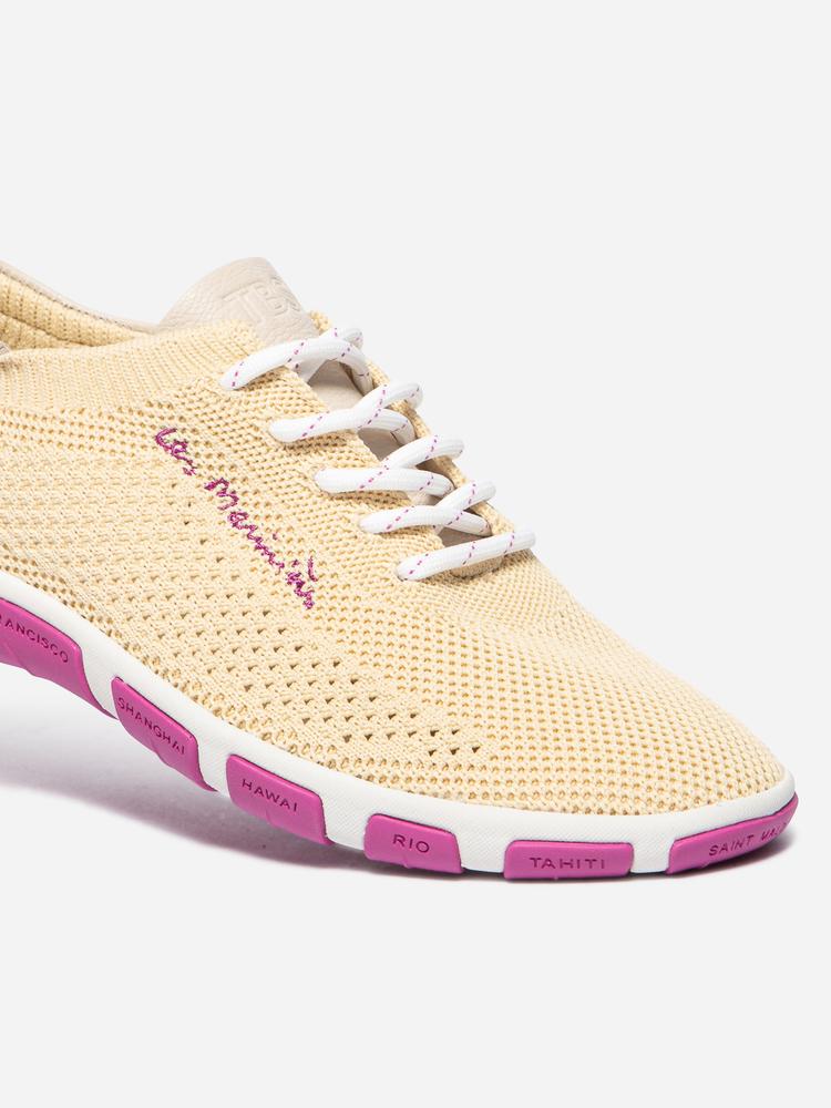 Baskets basses Tennis toile JAZARIA NOIR / BLANC femme jaune TBS Baskets basses Tennis toile JAZARIA NOIR / BLANC femme jaune Jaune