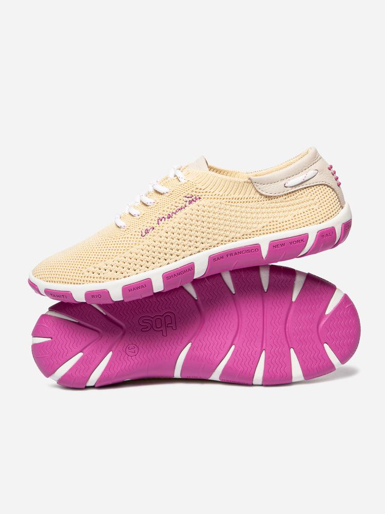 Baskets basses Tennis toile JAZARIA NOIR / BLANC femme jaune TBS Baskets basses Tennis toile JAZARIA NOIR / BLANC femme jaune Jaune