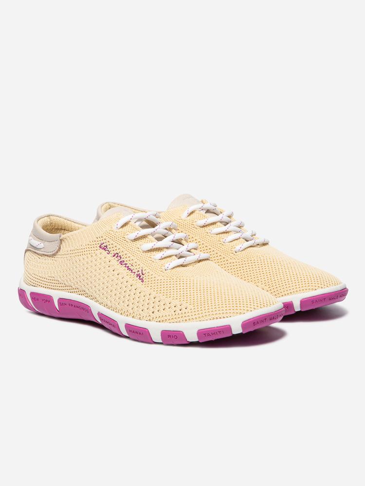 Baskets basses Tennis toile JAZARIA NOIR / BLANC femme jaune TBS Baskets basses Tennis toile JAZARIA NOIR / BLANC femme jaune Jaune