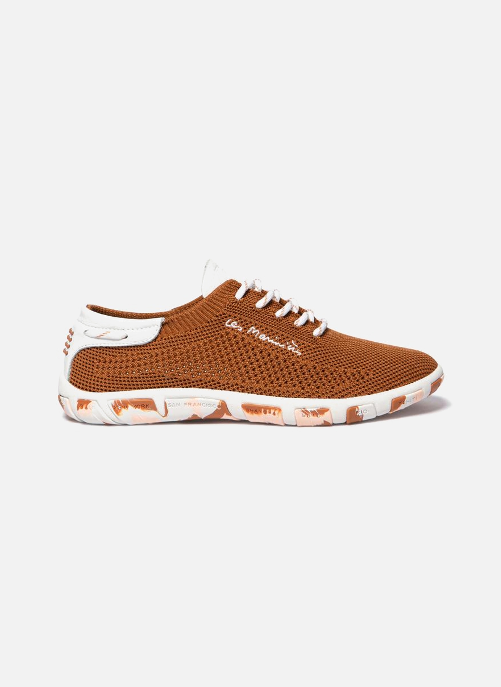Baskets basses Tennis toile JAZARIA NOIR / BLANC femme marron TBS Baskets basses Tennis toile JAZARIA NOIR / BLANC femme marron Marron